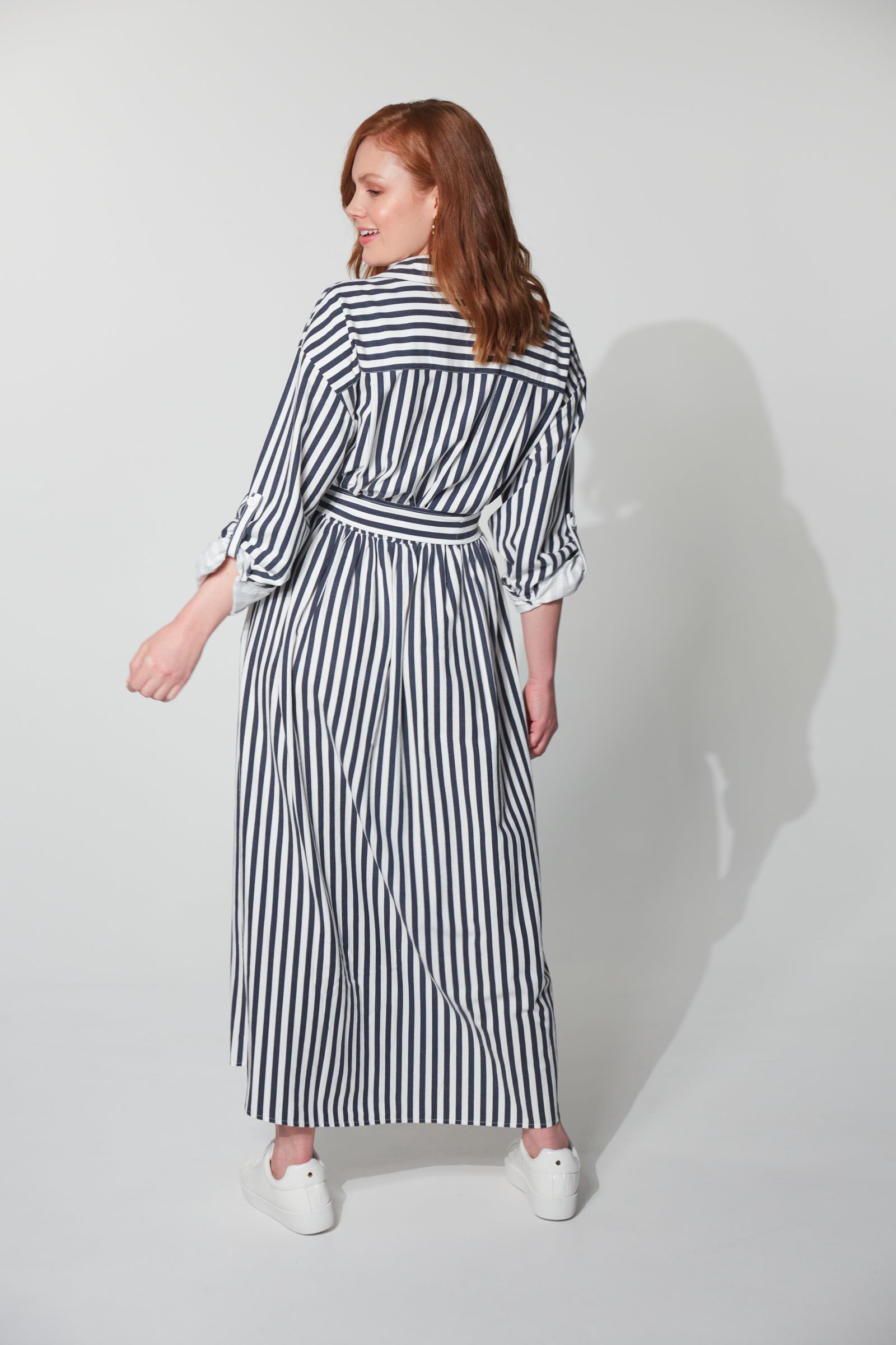 Montell Shirt Maxi - Midnight-Dresses-Haven-The Bay Room