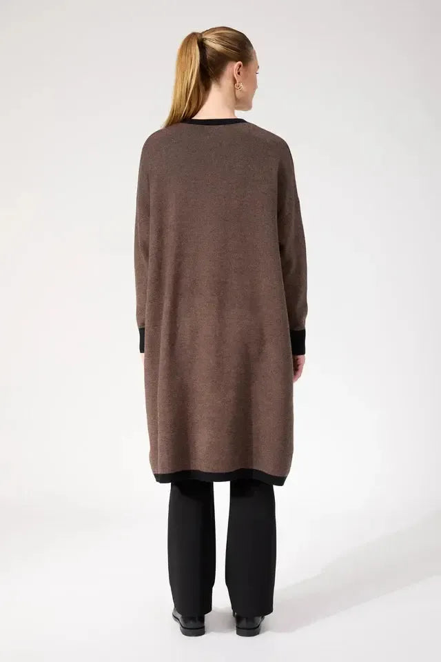 Monterosa Cardigan - Brown-Knitwear & Jumpers-Haven-The Bay Room