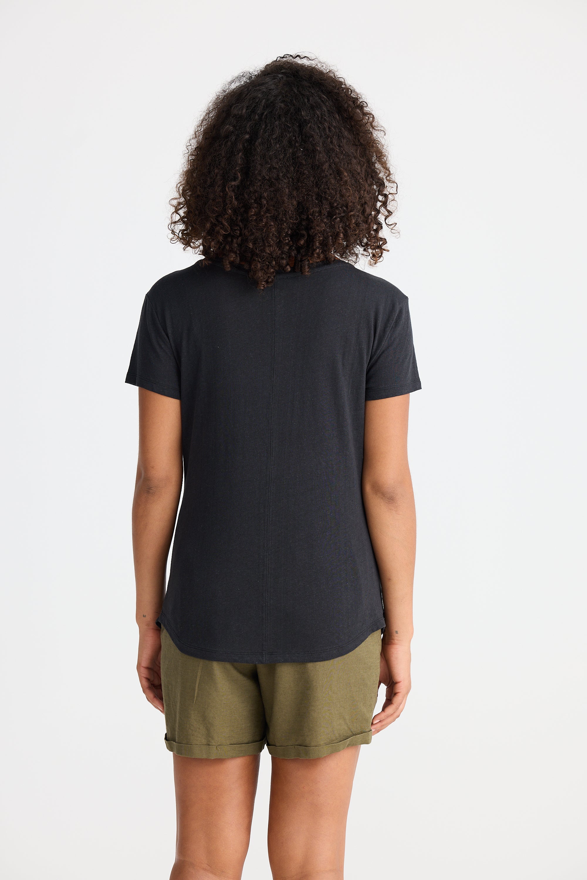 Monza Tee - Black-Tops-The Shanty Corporation-The Bay Room
