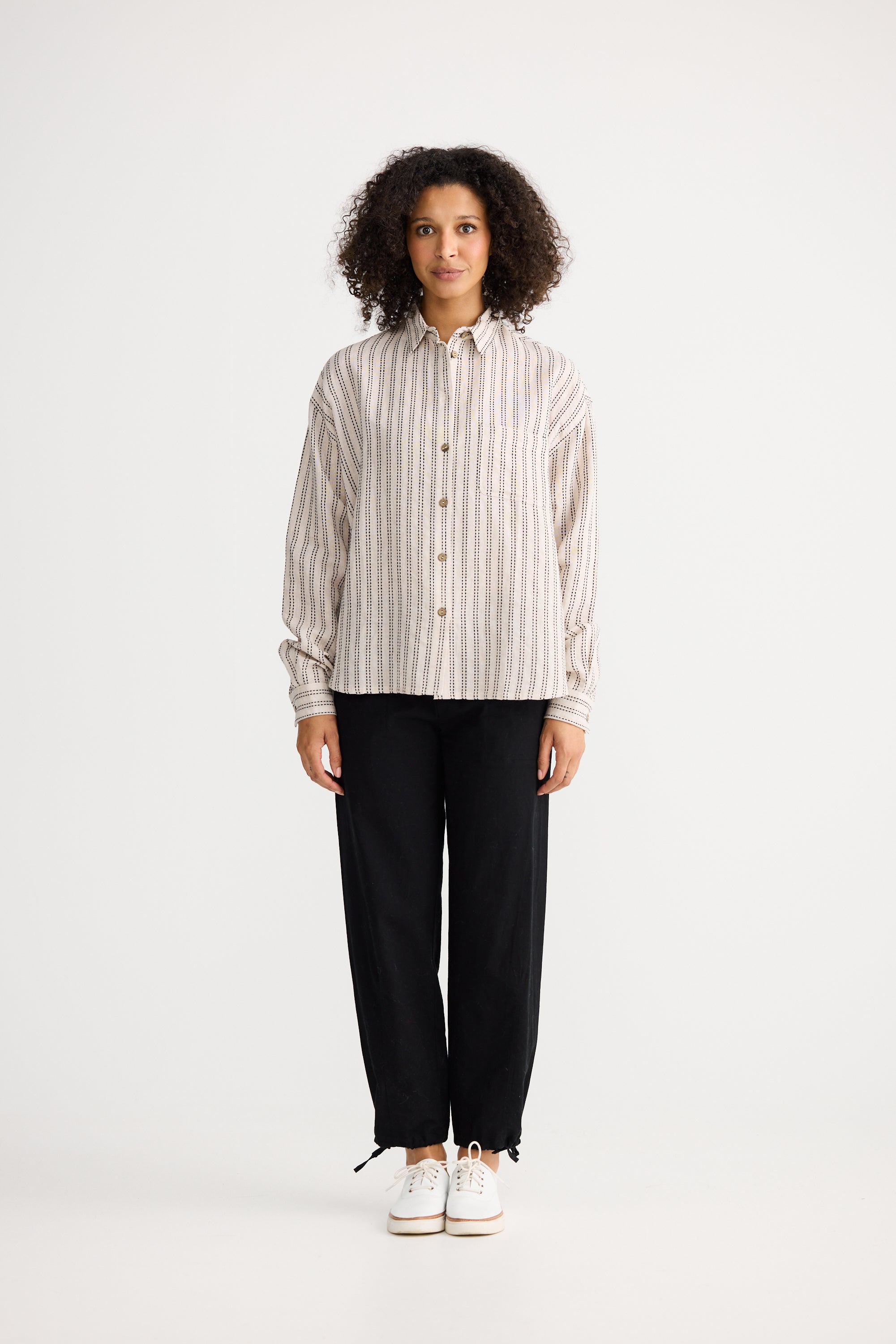 Morgan Shirt - Natural Stitch-Tops-The Shanty Corporation-The Bay Room