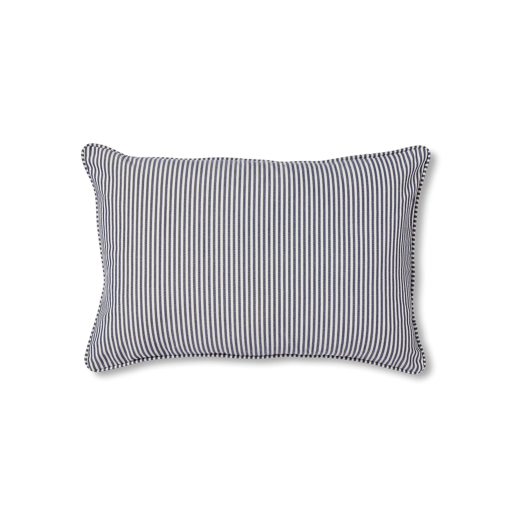 Morris Blue Stripe Cushion 40x60cm-Soft Furnishings-Madras Link-The Bay Room