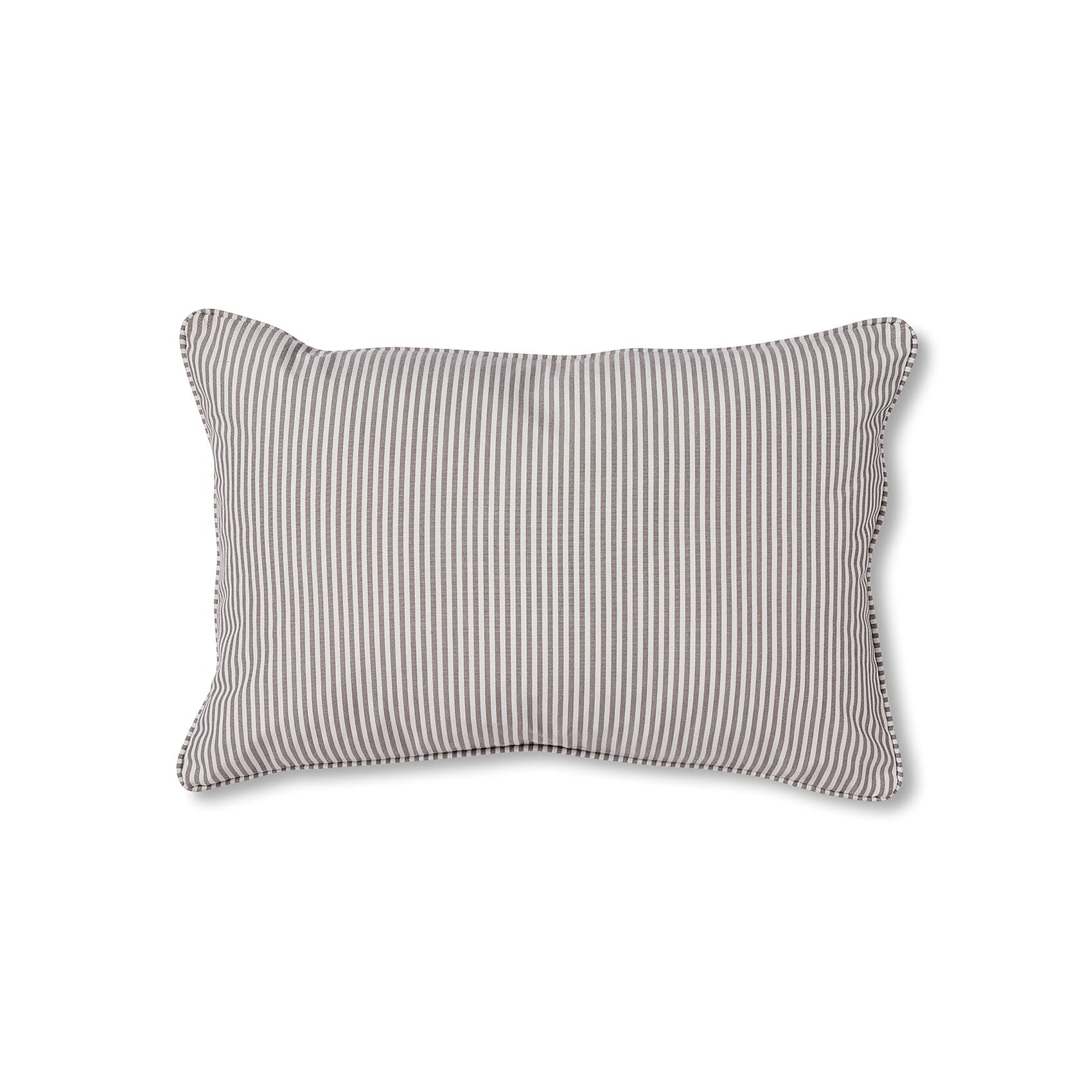 Morris Grey Stripe Cushion 40x60cm-Soft Furnishings-Madras Link-The Bay Room