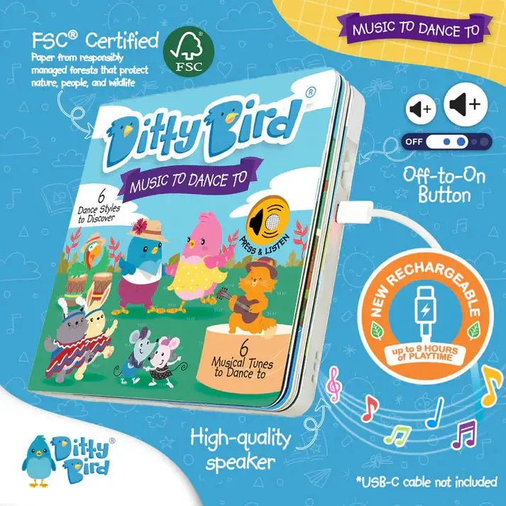 Music To Dance To-Nursery & Nurture-Ditty Bird-The Bay Room