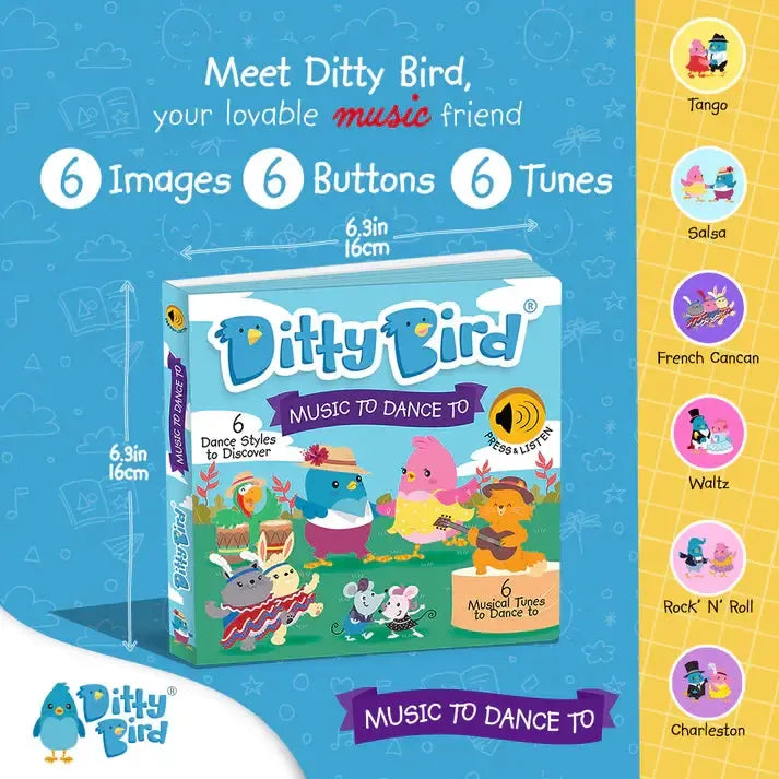 Music To Dance To-Nursery & Nurture-Ditty Bird-The Bay Room
