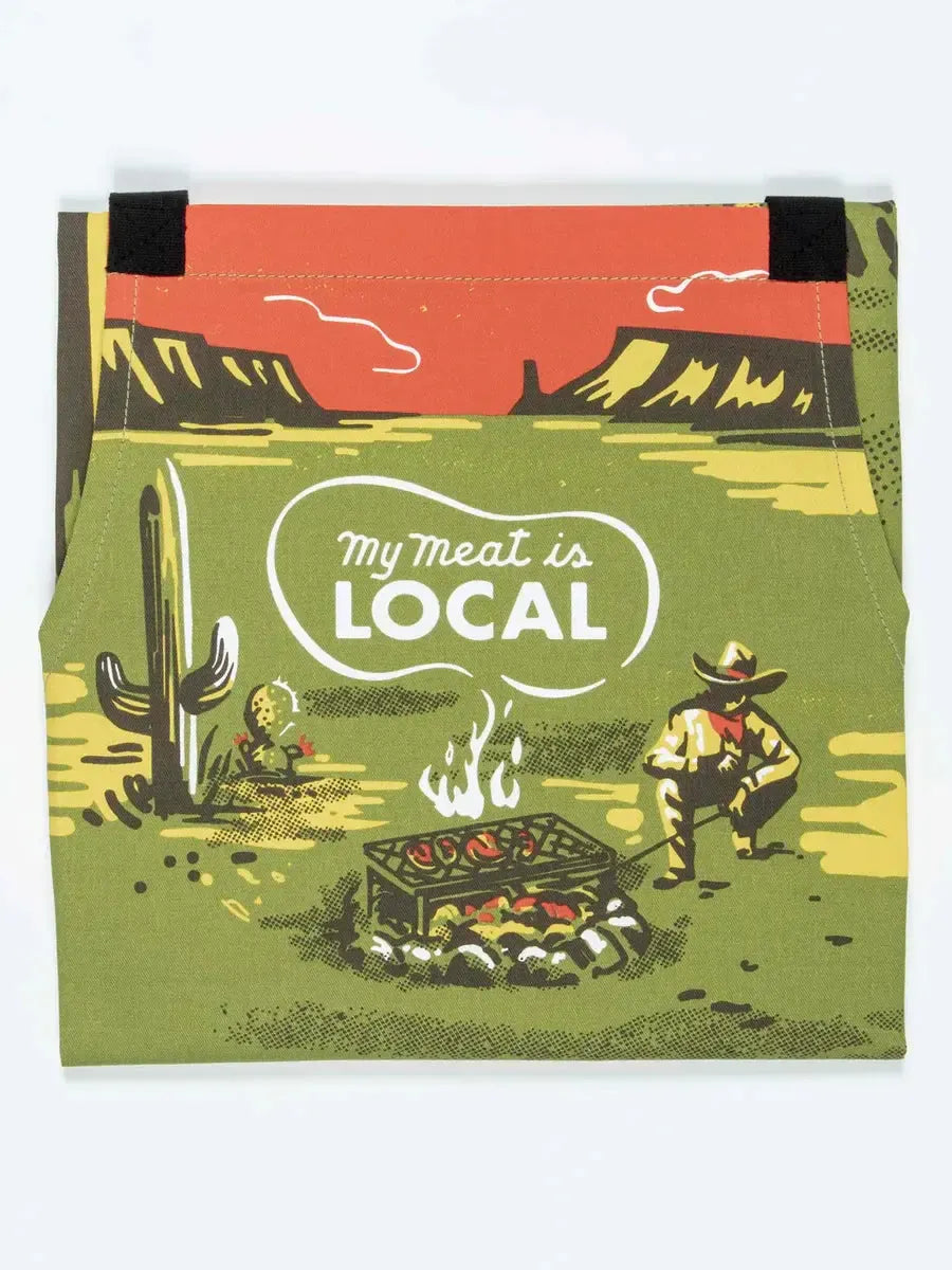 My Meat Is LOCAL Apron-Fun & Games-Blue Q-The Bay Room