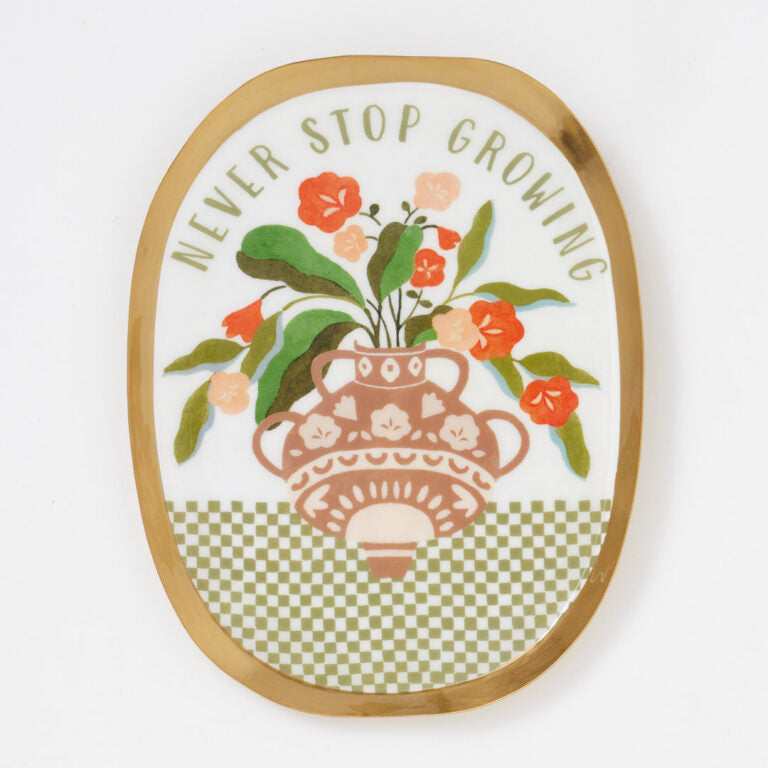 Never Stop Growing Wall Art