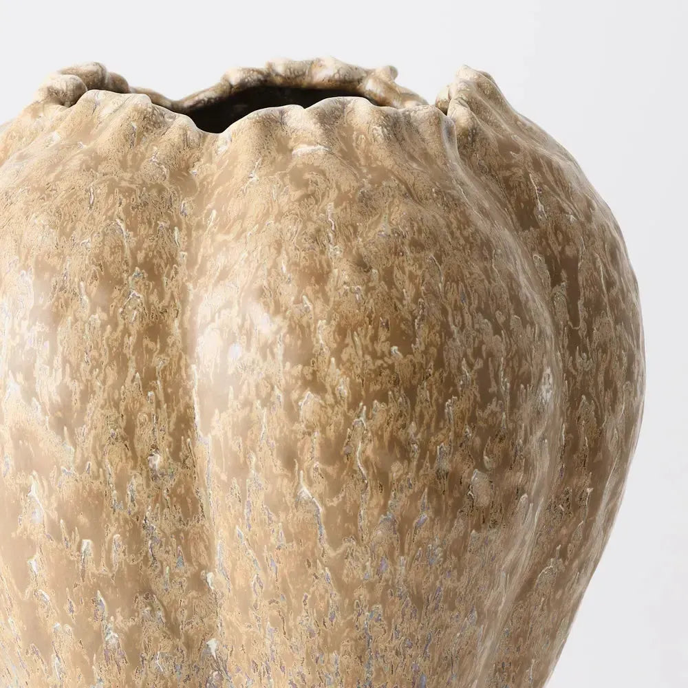 Nagio Vase Caramel 40x29cm-Pots, Planters & Vases-Floral Interiors-The Bay Room