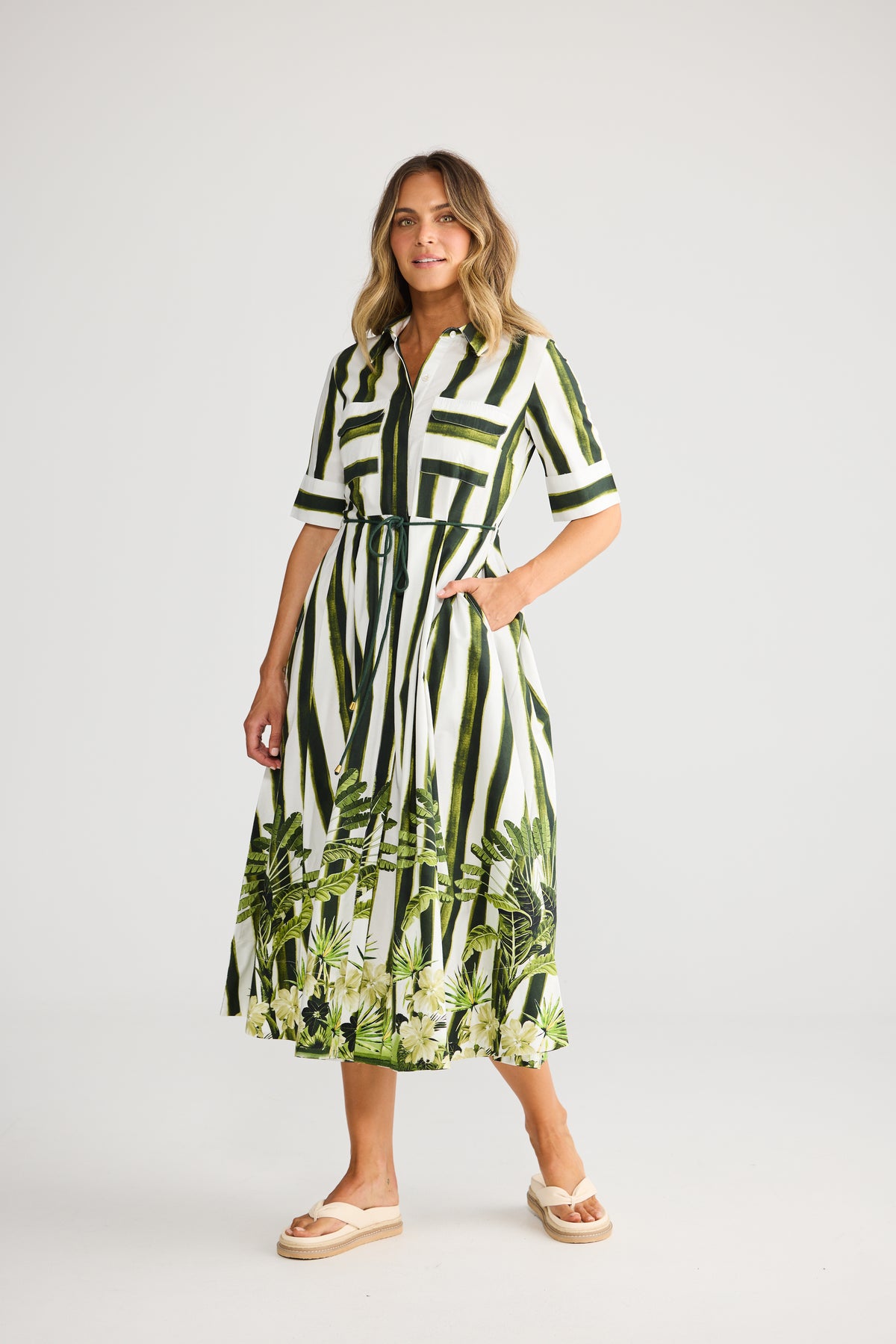 Nalani Dress - Botanica Print-Dresses-Holiday-The Bay Room