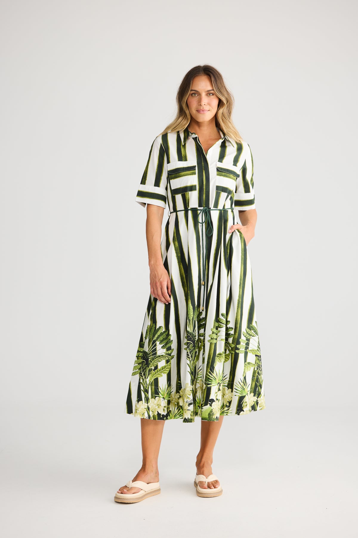 Nalani Dress - Botanica Print-Dresses-Holiday-The Bay Room