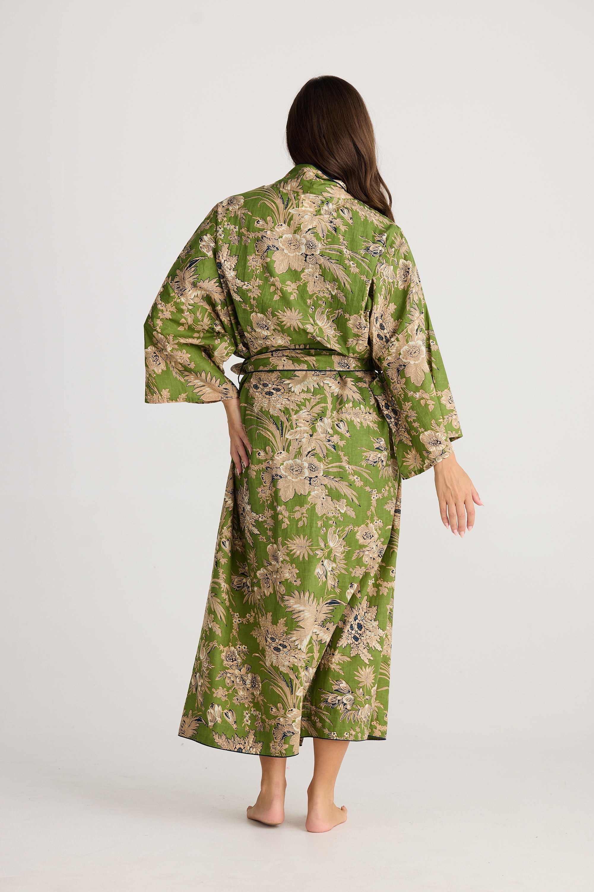 Namaste Robe - Haveli Print-Sleepwear & Robes-Holiday Life-The Bay Room