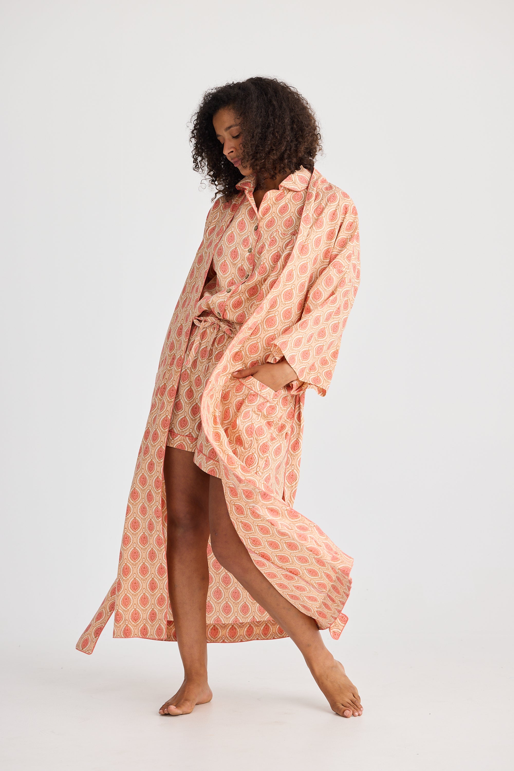 Namaste Robe - Petals Print-Holiday-The Bay Room