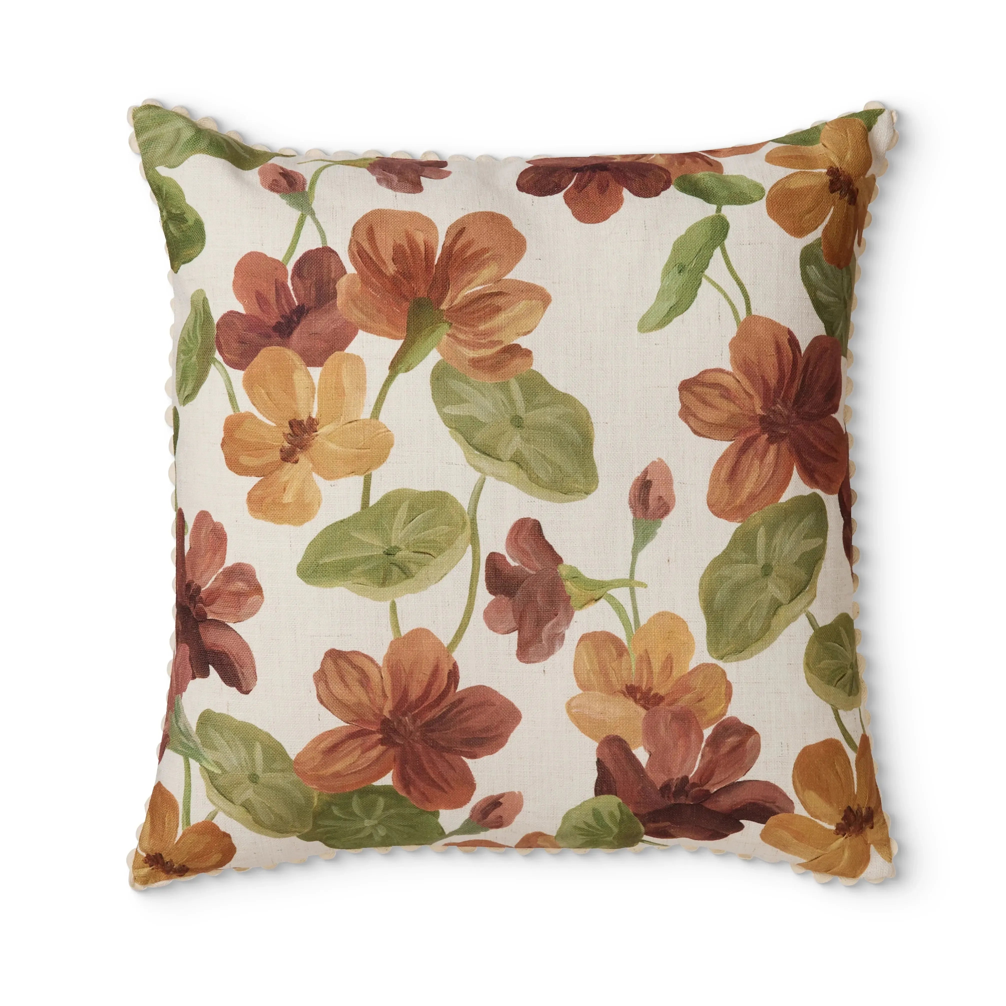 Nasturtium Multi Cushion 50x50cm-Soft Furnishings-Madras Link-The Bay Room