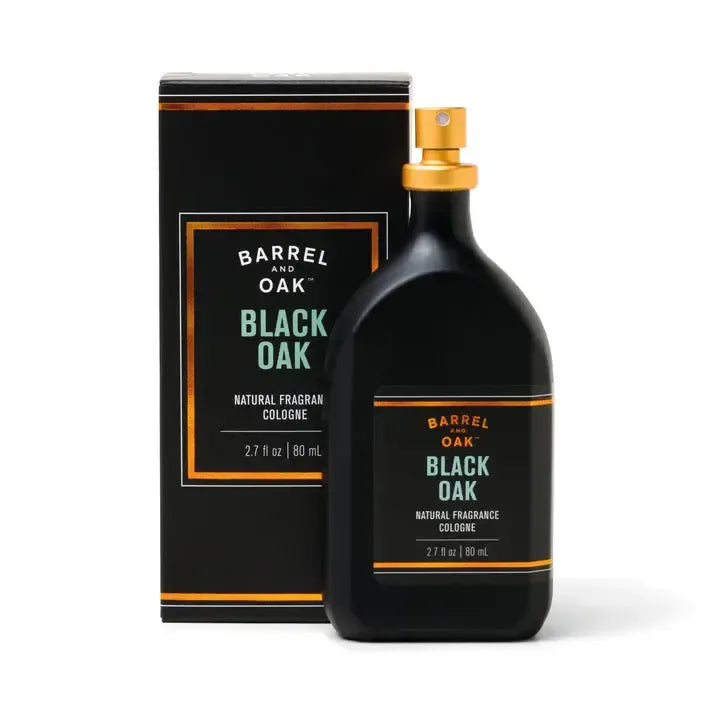 Natural Fragrance Cologne 79ml - Black Oak-Beauty & Well-Being-Barrel & Oak-The Bay Room