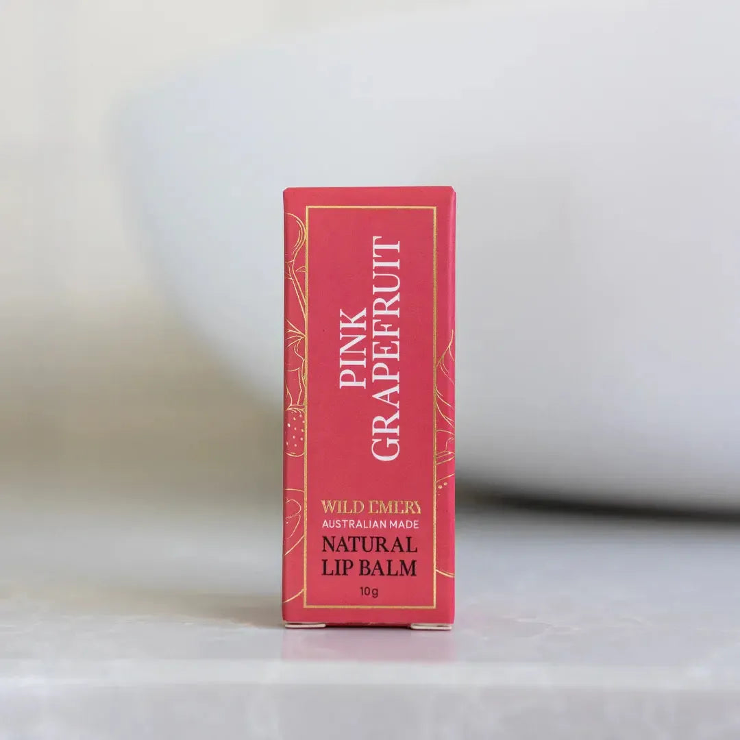 Natural Lip Balm 10g-Beauty & Well-Being-Wild Emery-Pink Grapefruit-The Bay Room
