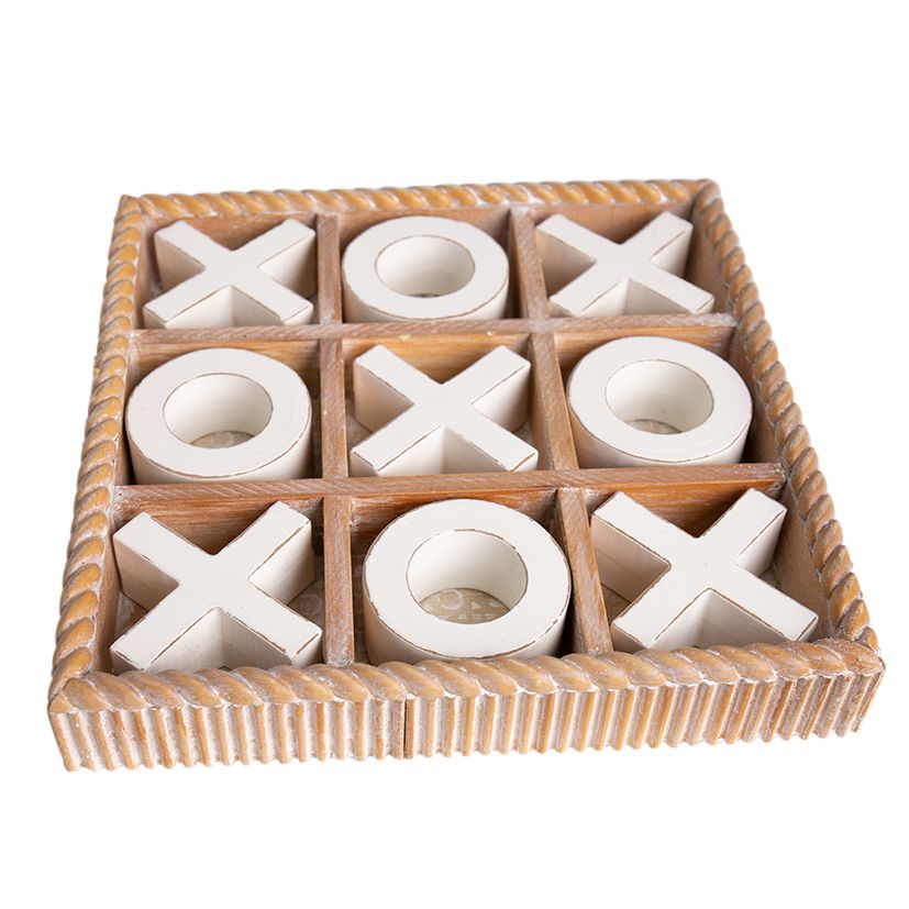 Naughts & Crosses Table Decoration-Decor Items-DWBH-The Bay Room