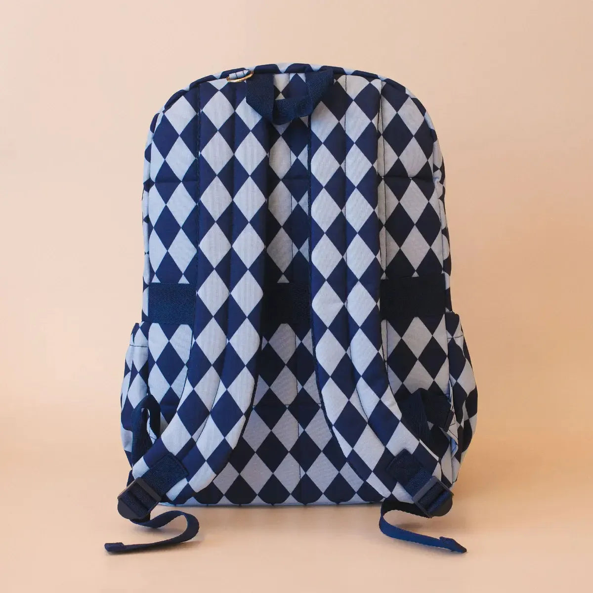 Navy Diamonds Backpack-Nursery & Nurture-Fox & Fallow-The Bay Room