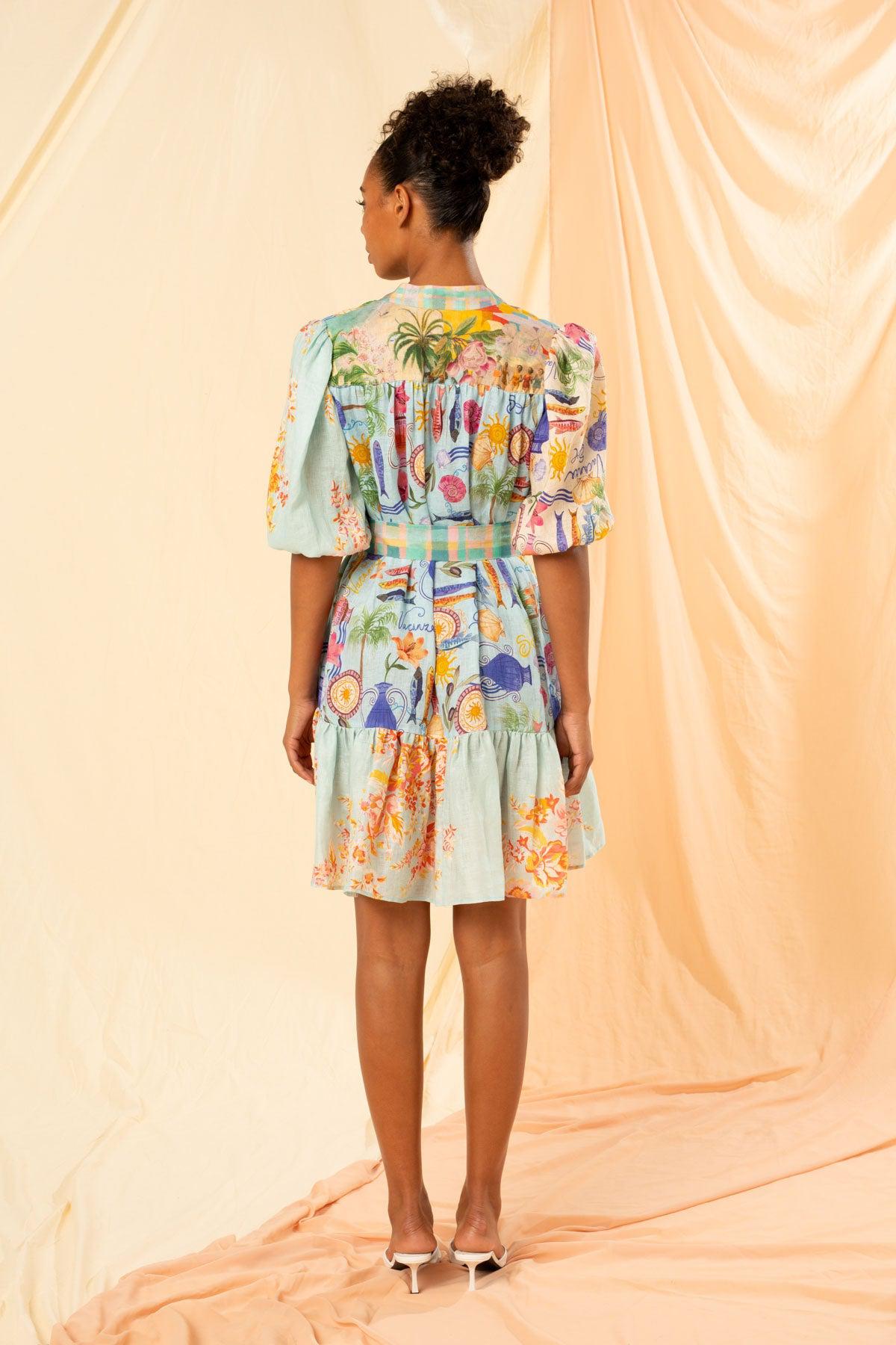 Nella Mini Shirt Dress-Dresses-Kachel-The Bay Room