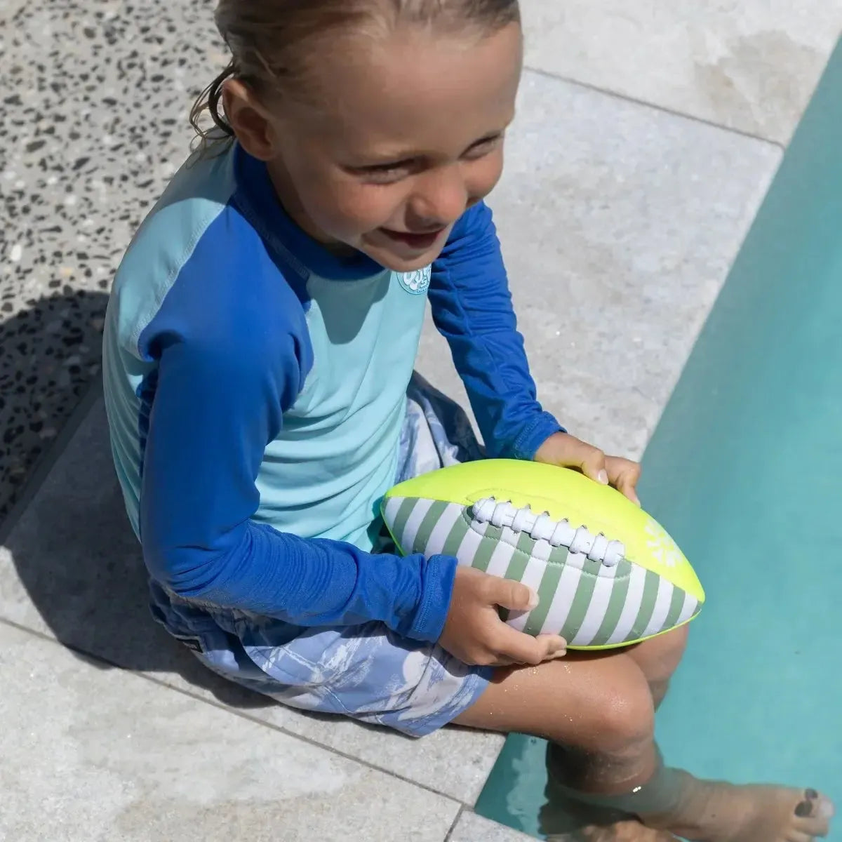 Neoprene Football Tides Out Citrus-Travel & Outdoors-Sunny Life-The Bay Room