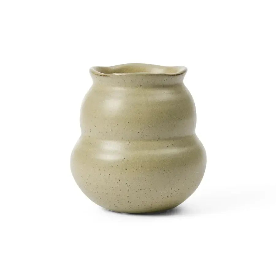 Neve Vase Green Small 4.5x15cm-Pots, Planters & Vases-Madras Link-The Bay Room