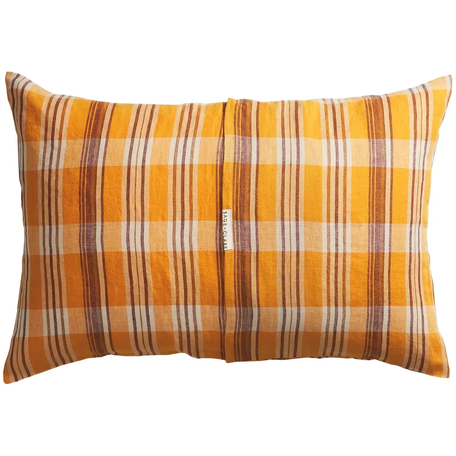Nicolette Linen Pillowcase Set - Marigold-Soft Furnishings-Sage & Clare-The Bay Room