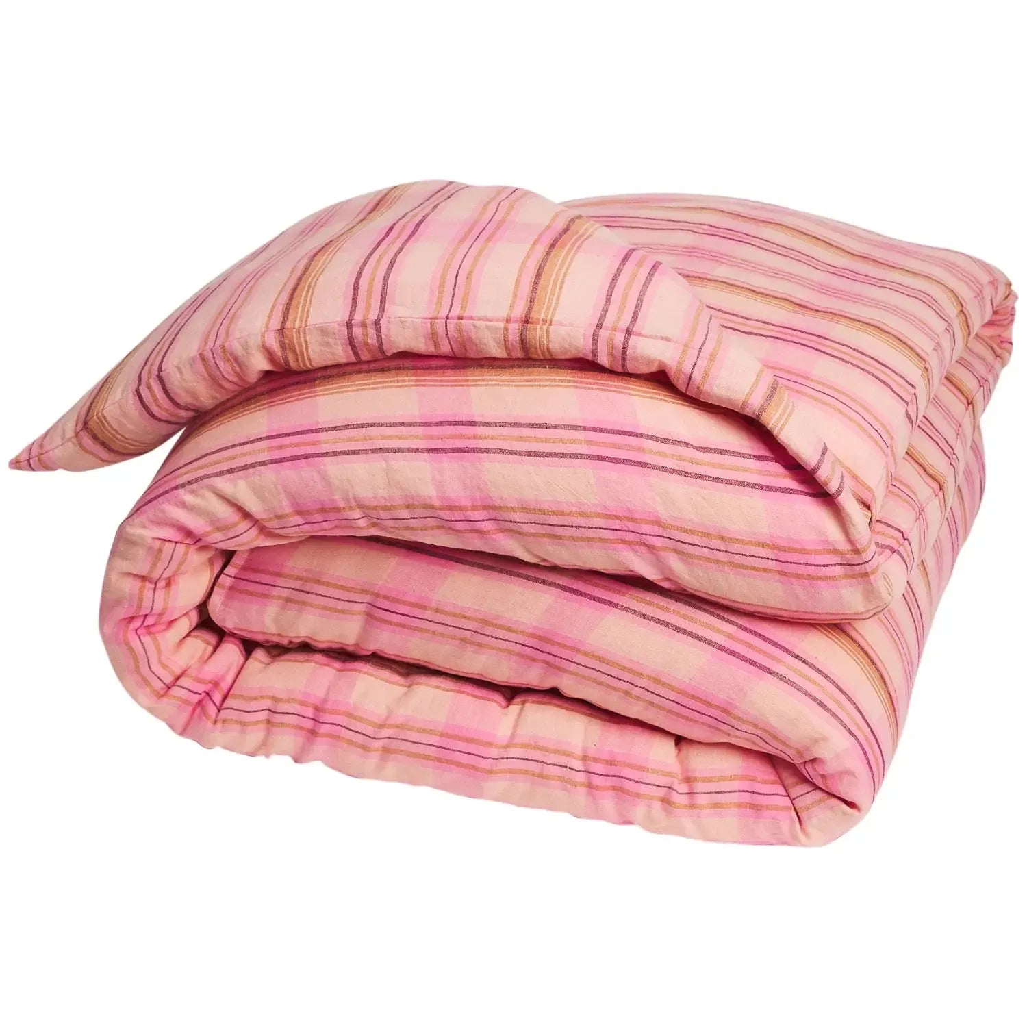 Nicolette Linen Quilt Cover - Poudre-Soft Furnishings-Sage & Clare-The Bay Room