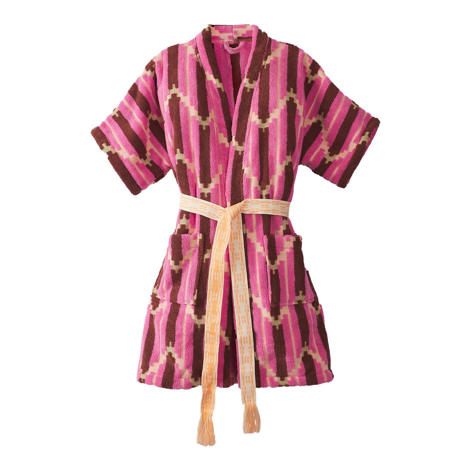 Nisha Terry Kimono - Rosewater-Sleepwear & Robes-Sage & Clare-The Bay Room