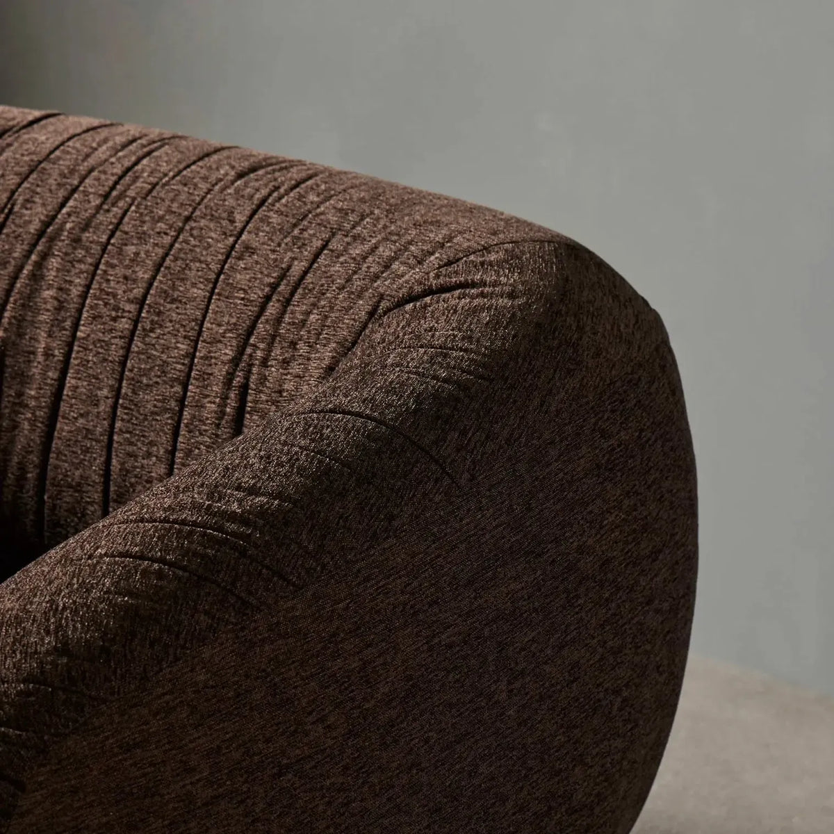 Nolan Swivel Chair 107x92x72cm Brown-Furniture-Grand Designs-The Bay Room