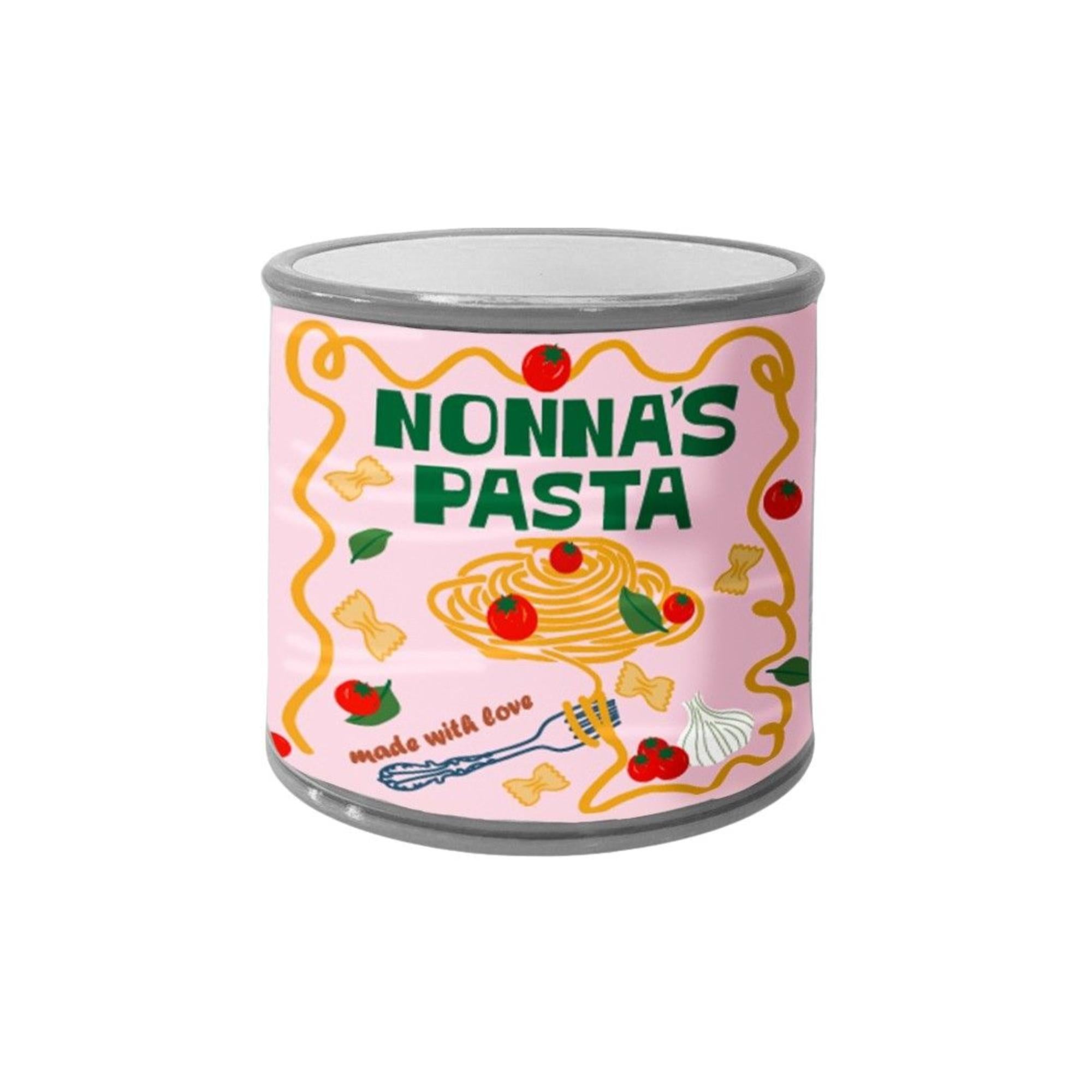 Nonna's Pasta Can Planter Pink 12cm-Pots, Planters & Vases-Urban Products-The Bay Room