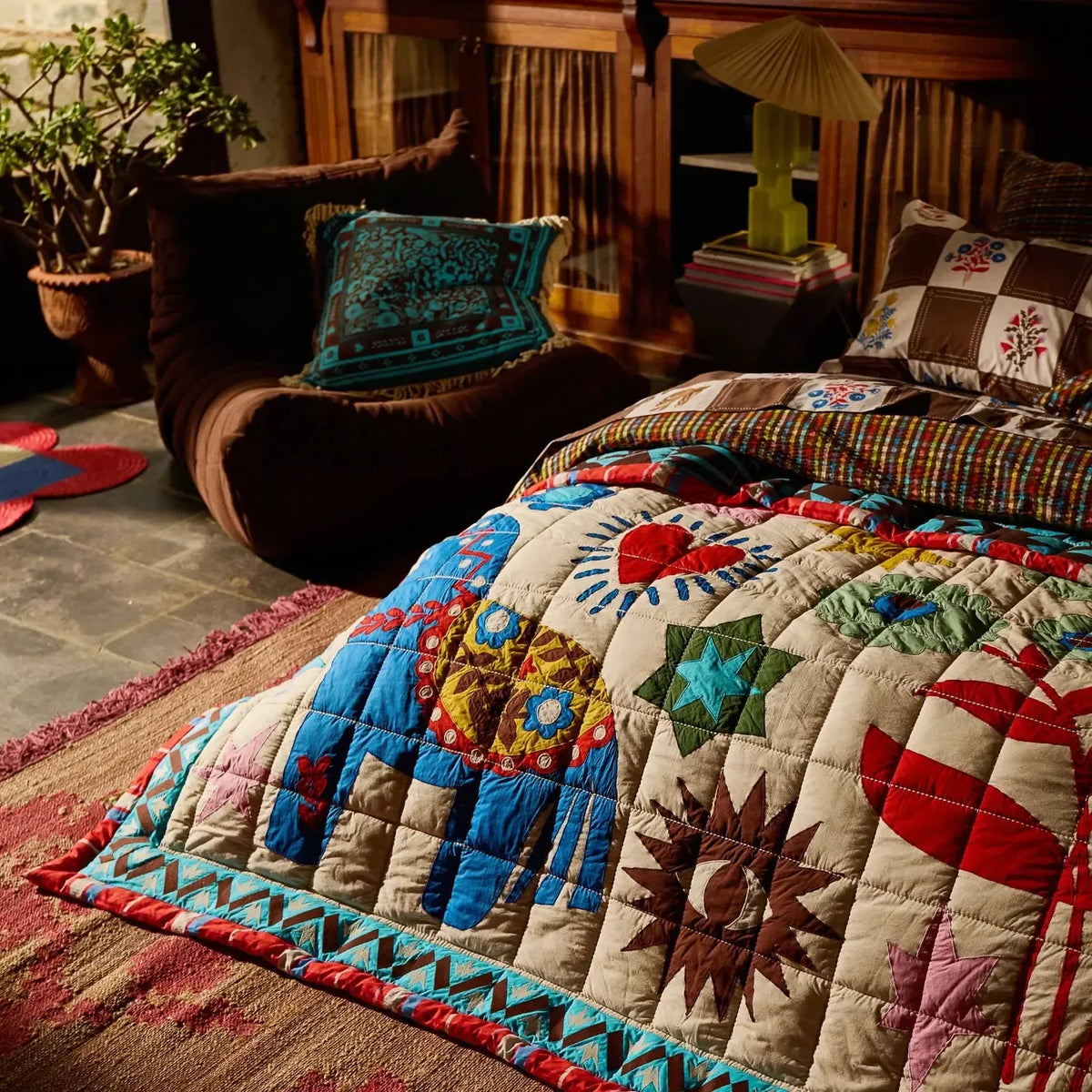 Nora Quilted Coverlet-Soft Furnishings-Sage & Clare-The Bay Room