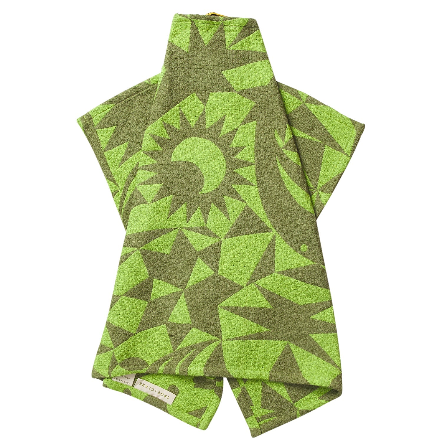 Nora Tea Tea Towel - Cactus Green-Kitchenware-Sage & Clare-The Bay Room