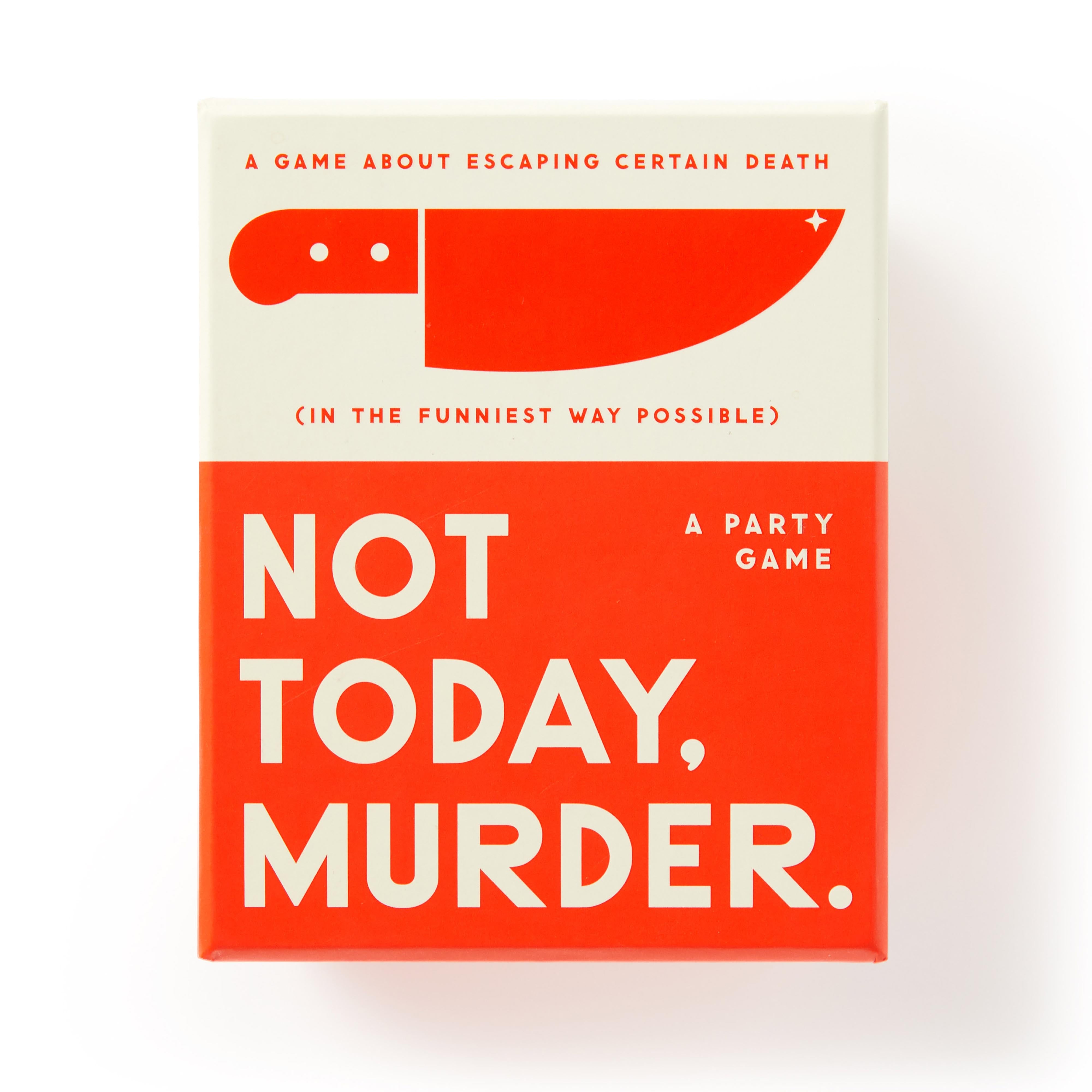 Not Today Murder Social Game Set-Fun & Games-Brass Monkey-The Bay Room