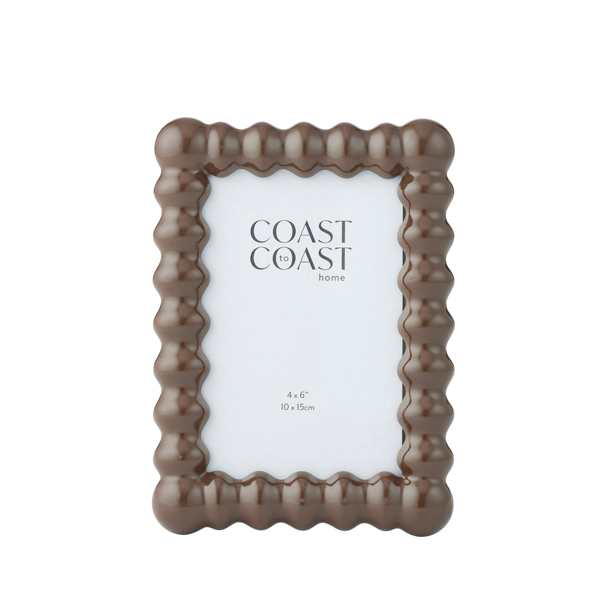 Farrow Resin 4x6" Frame 16x21cm Chocolate