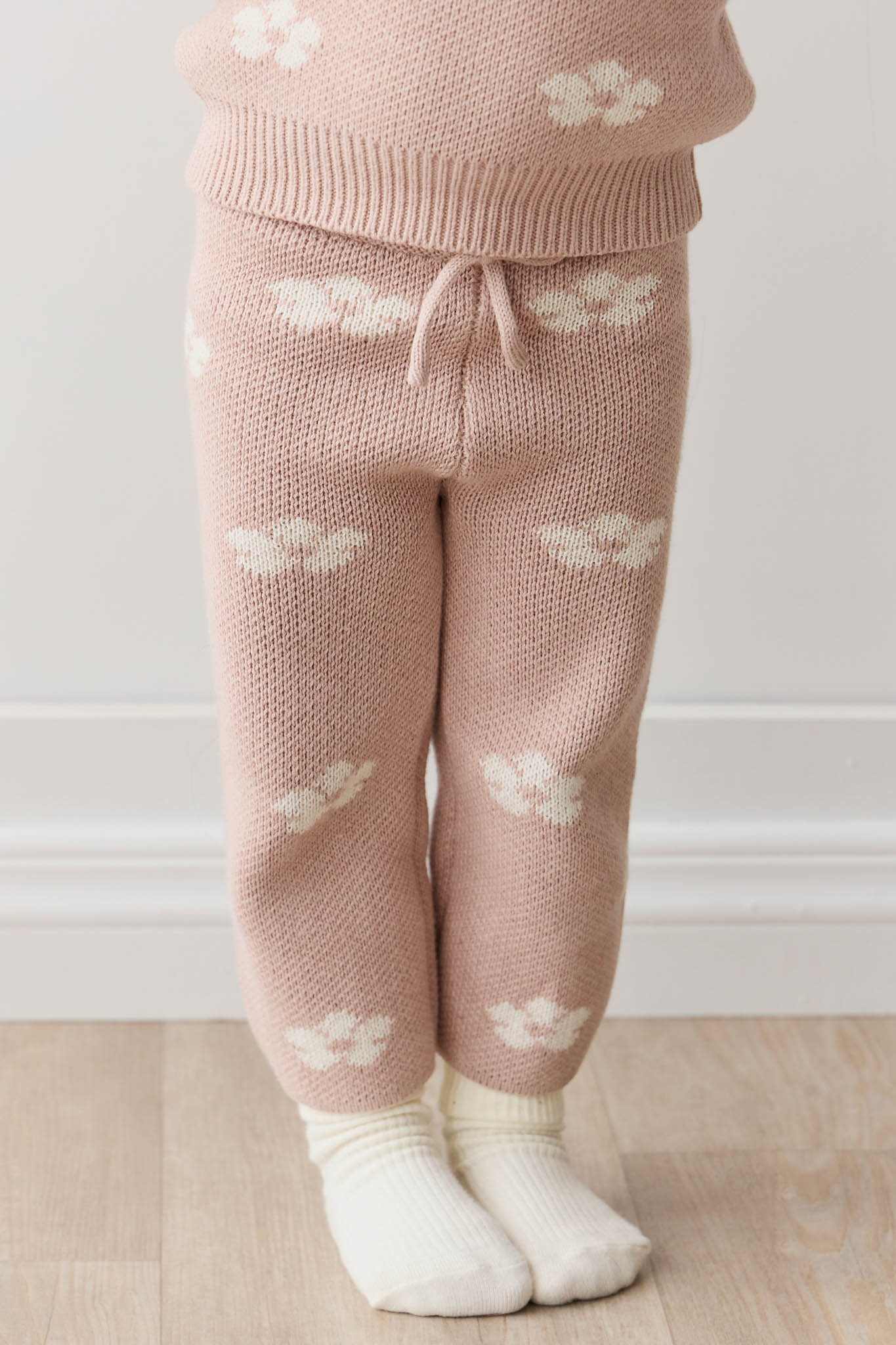 OG Morgan Knit Pant - Frankie Knit Rose-Clothing & Accessories-Jamie Kay-The Bay Room