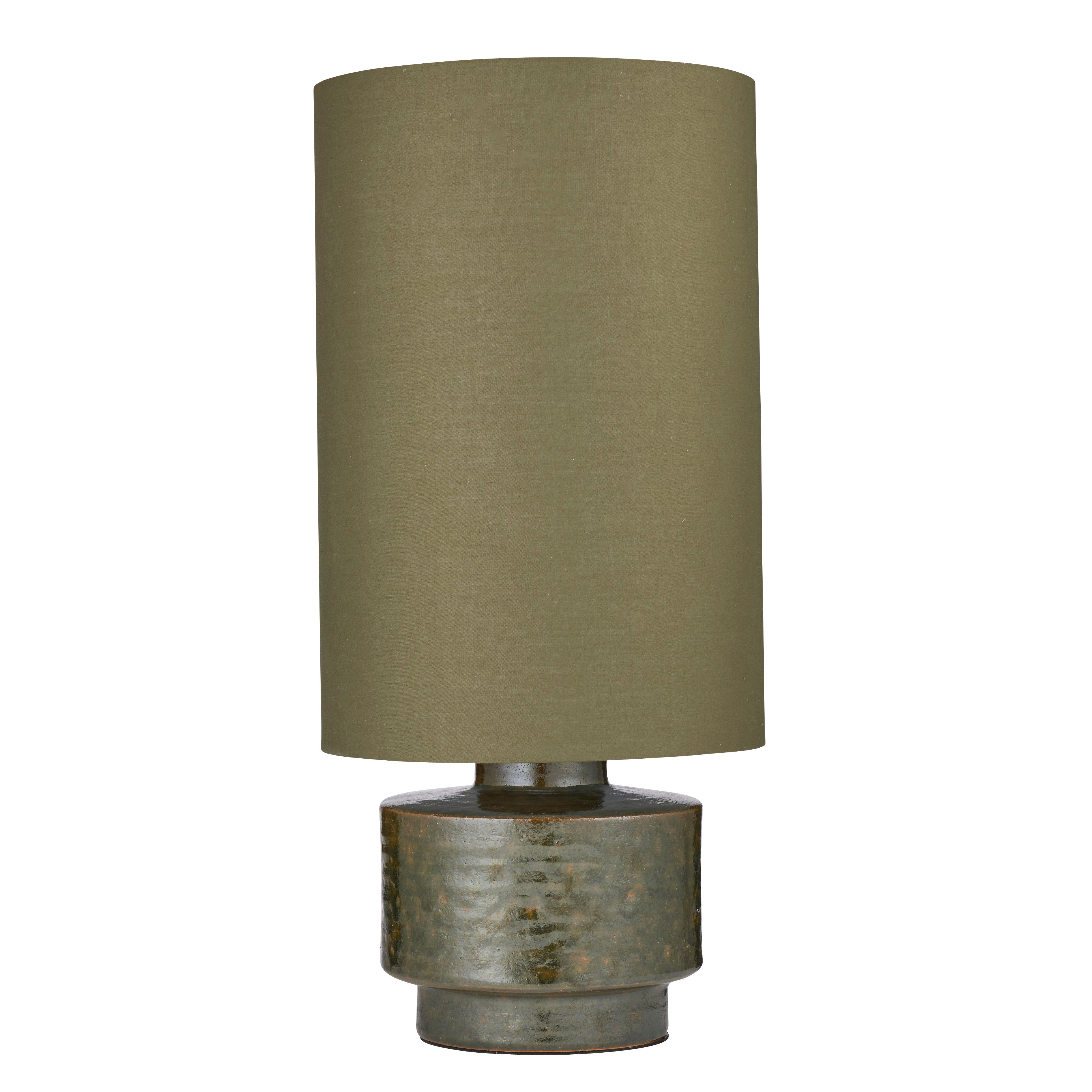 Oasis Ceramic Lamp 30x66cm Green-Lighting-Coast To Coast Home-The Bay Room