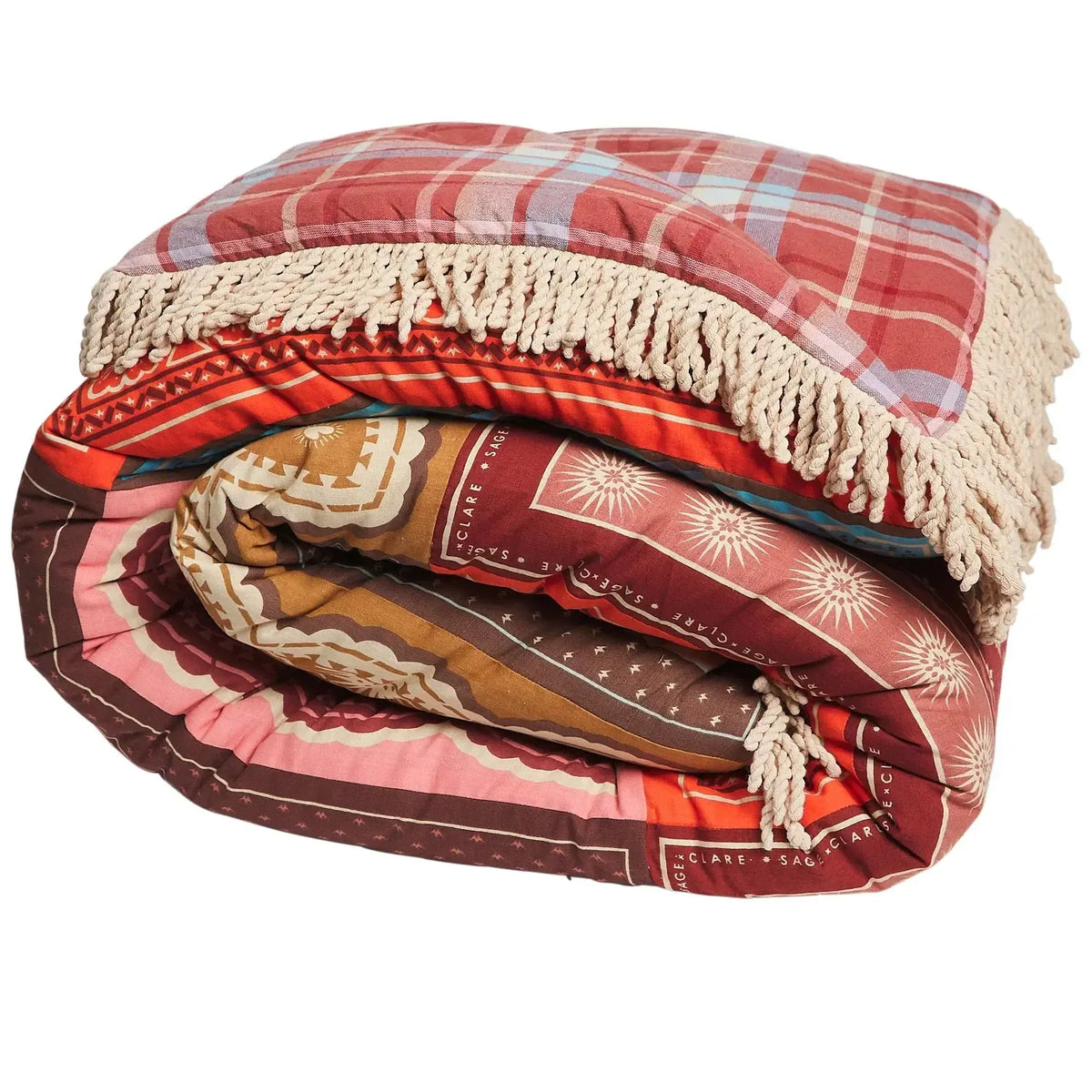 Odessa Patchwork Bedcover-Soft Furnishings-Sage & Clare-The Bay Room