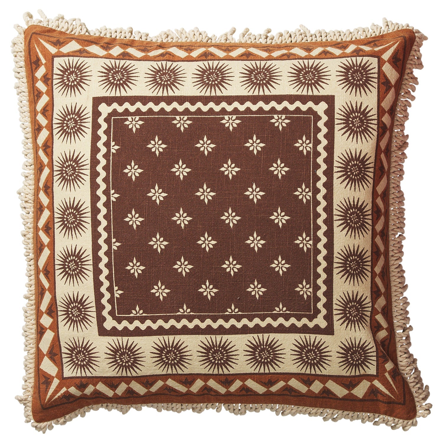 Odessa Reversible Cushion - Sable-Soft Furnishings-Sage & Clare-The Bay Room