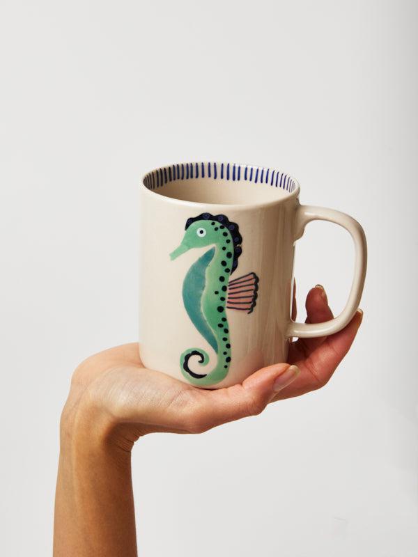 Offshore Seahorse Mug-Dining & Entertaining-Jones & Co-The Bay Room