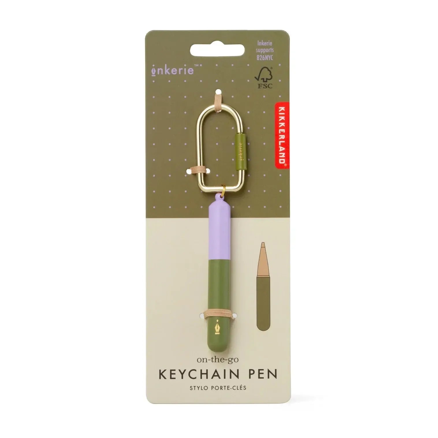 On-the-Go Keychain Pen-Fun & Games-Kikkerland-The Bay Room