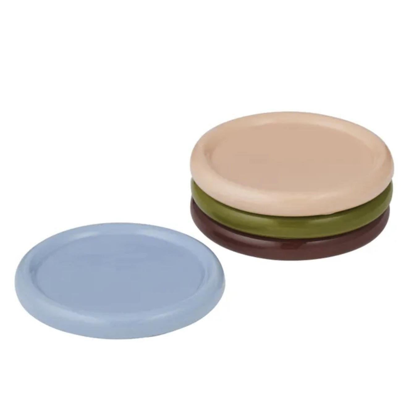 Orb Set/4 Cer Coasters Multi-Dining & Entertaining-Coast To Coast Home-The Bay Room