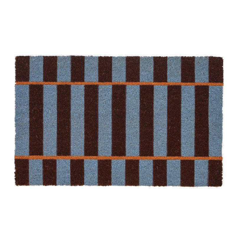 Oregon PVC Backed Coir Mat 50x80cm Blue-Floor Rugs & Doormats-Coast To Coast Home-The Bay Room