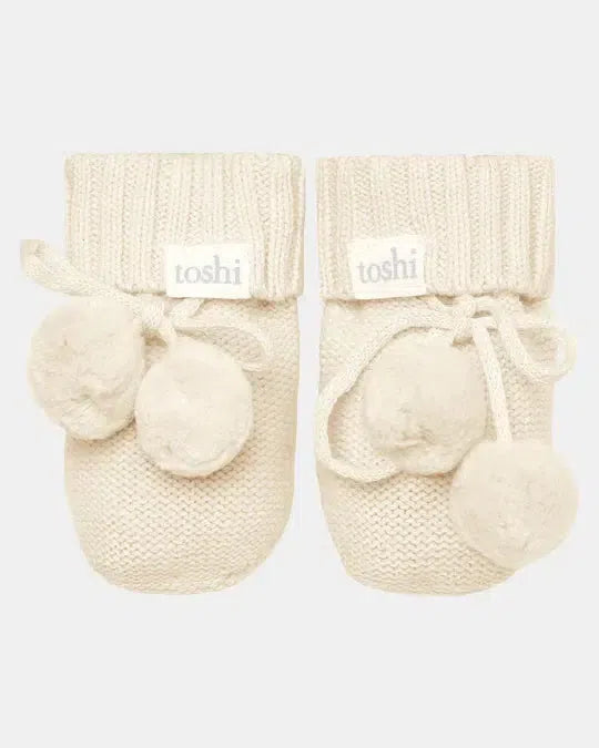 Organic Booties Marley - Feather-Shoes & Socks-Toshi-The Bay Room