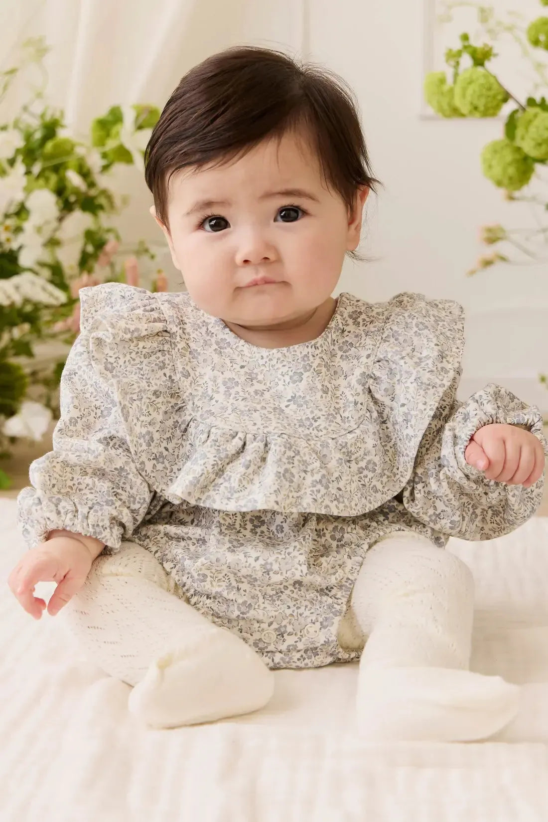 Organic Cotton Aurora Playsuit - Tully Grey-Clothing & Accessories-Jamie Kay-The Bay Room