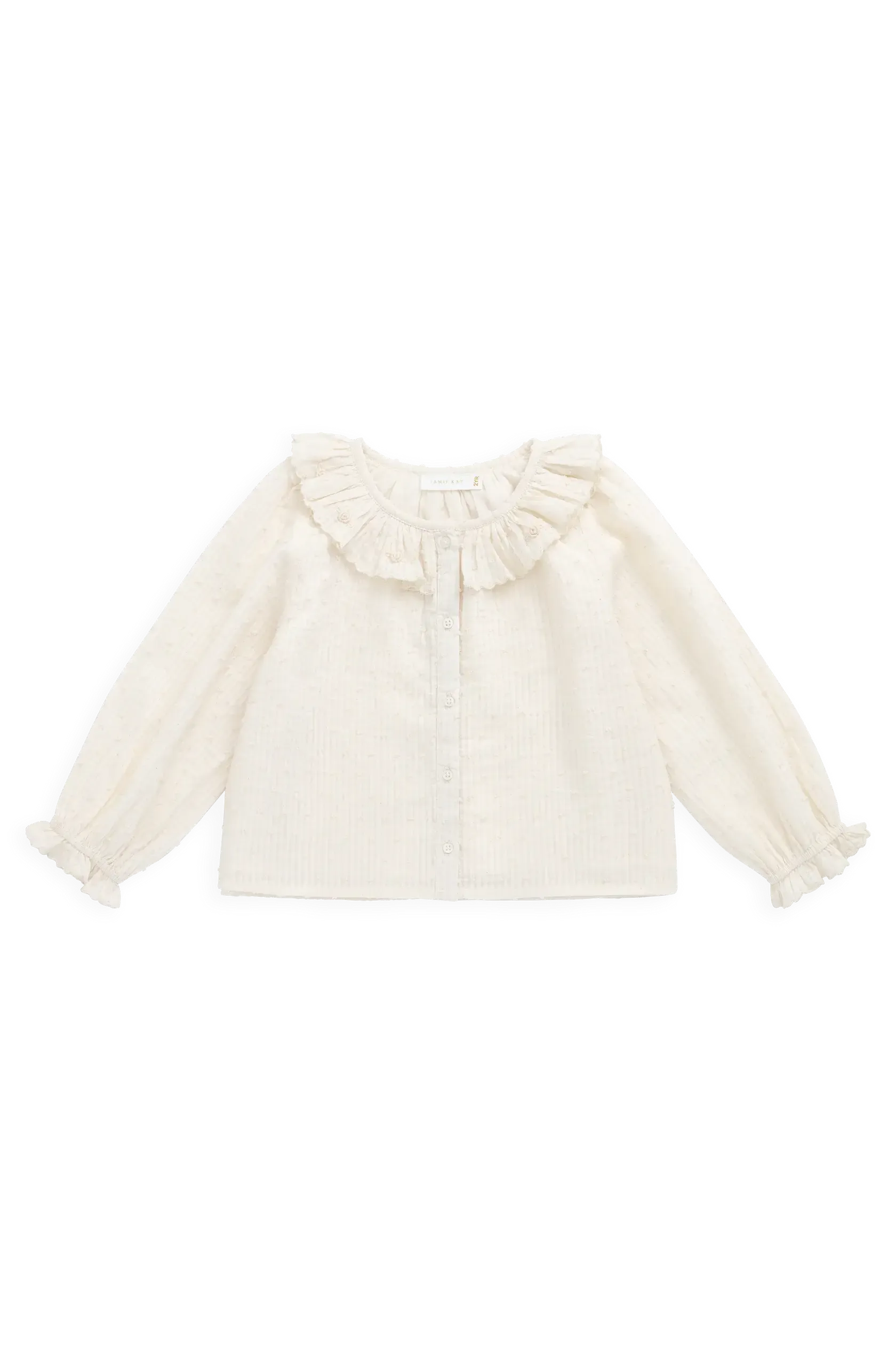 Organic Cotton Cecile Top - Parchment-Clothing & Accessories-Jamie Kay-The Bay Room
