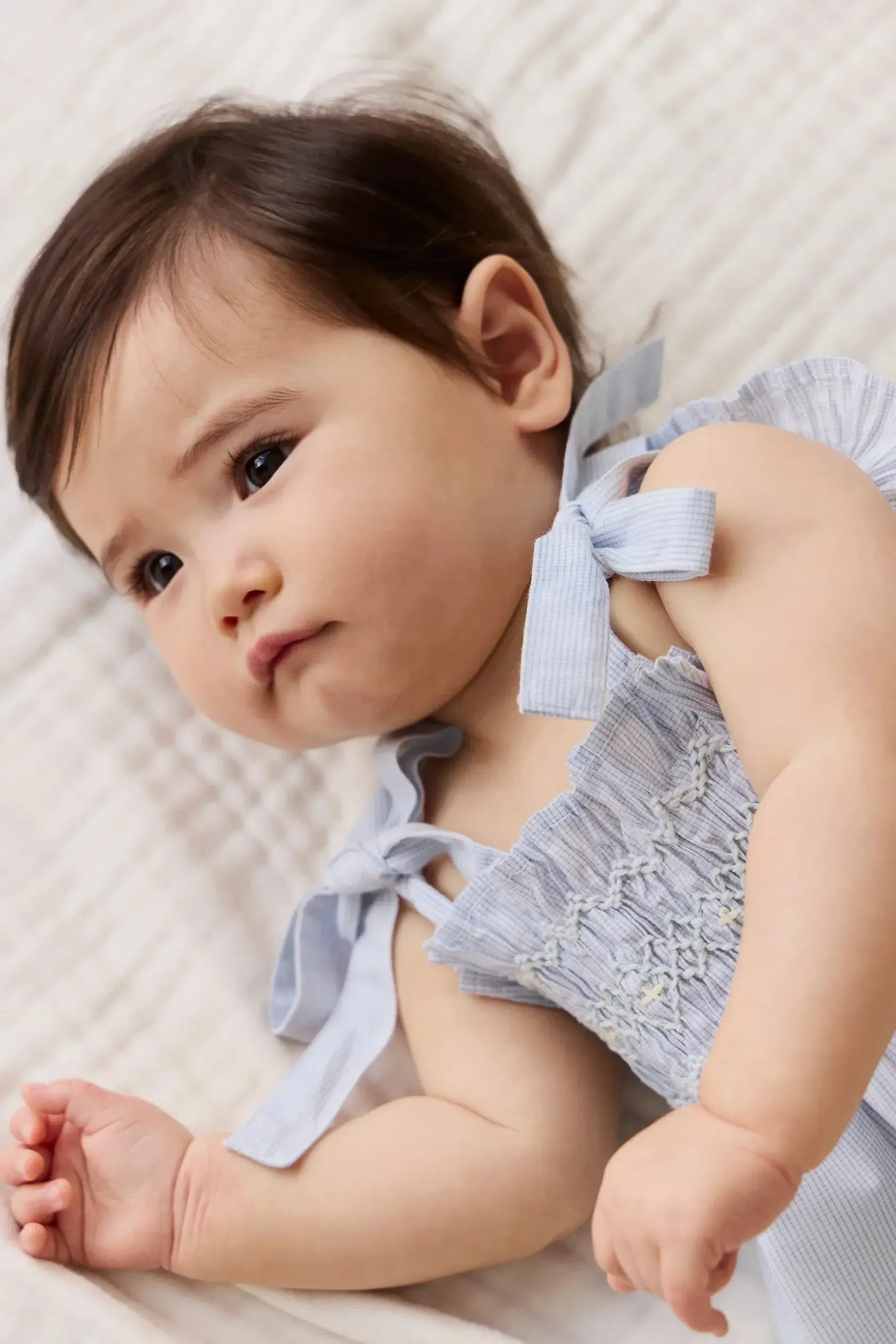 Organic Cotton Desiree Top - Petite Check-Clothing & Accessories-Jamie Kay-The Bay Room