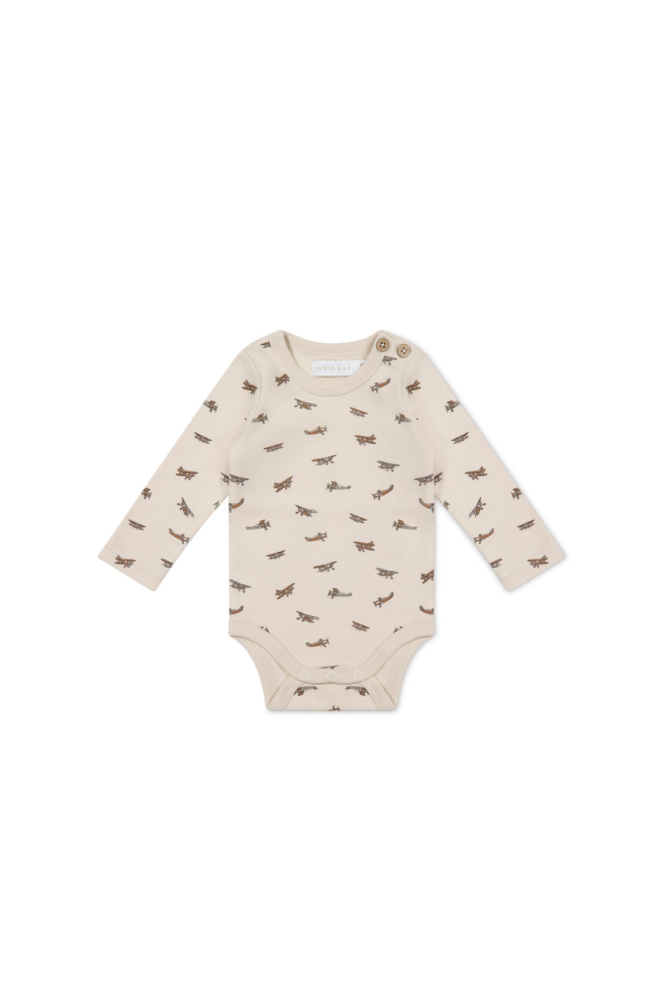 Organic Cotton Fernley Bodysuit - Avion Shell-Clothing & Accessories-Jamie Kay-The Bay Room