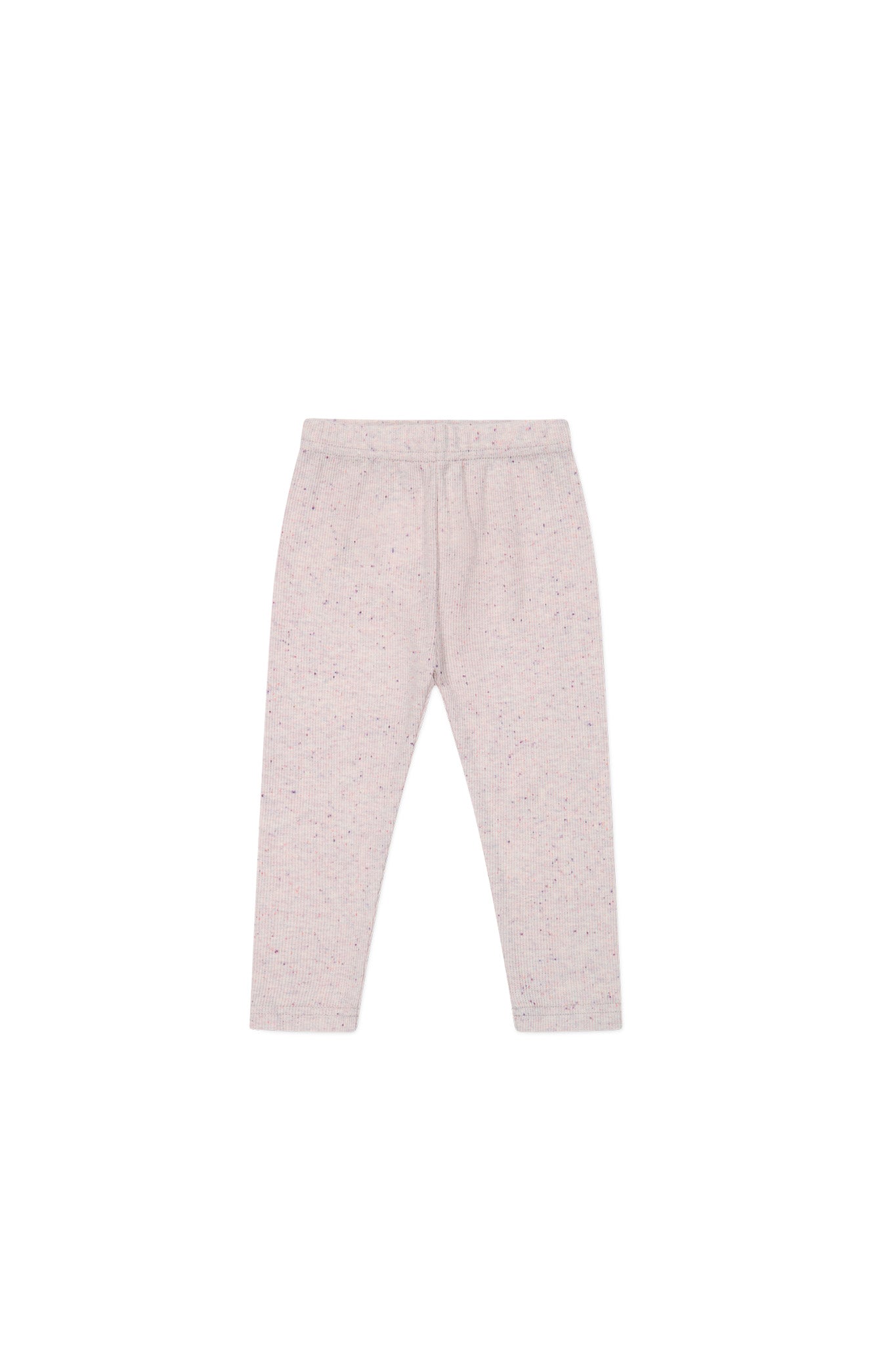 Organic Cotton Fine Rib Long Legging - Tulip Fleck-Clothing & Accessories-Jamie Kay-The Bay Room