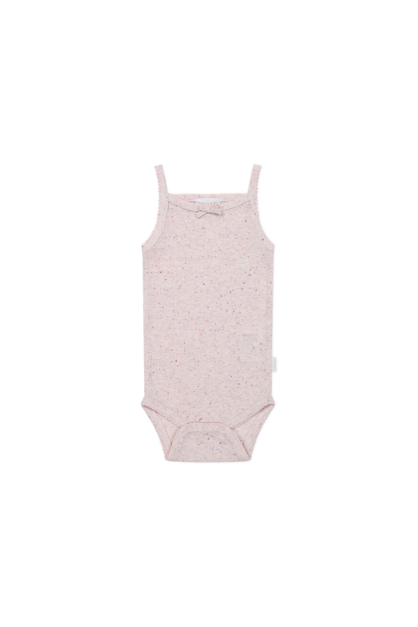 Organic Cotton Fine Rib Singlet Bodysuit - Tulip Fleck-Clothing & Accessories-Jamie Kay-The Bay Room