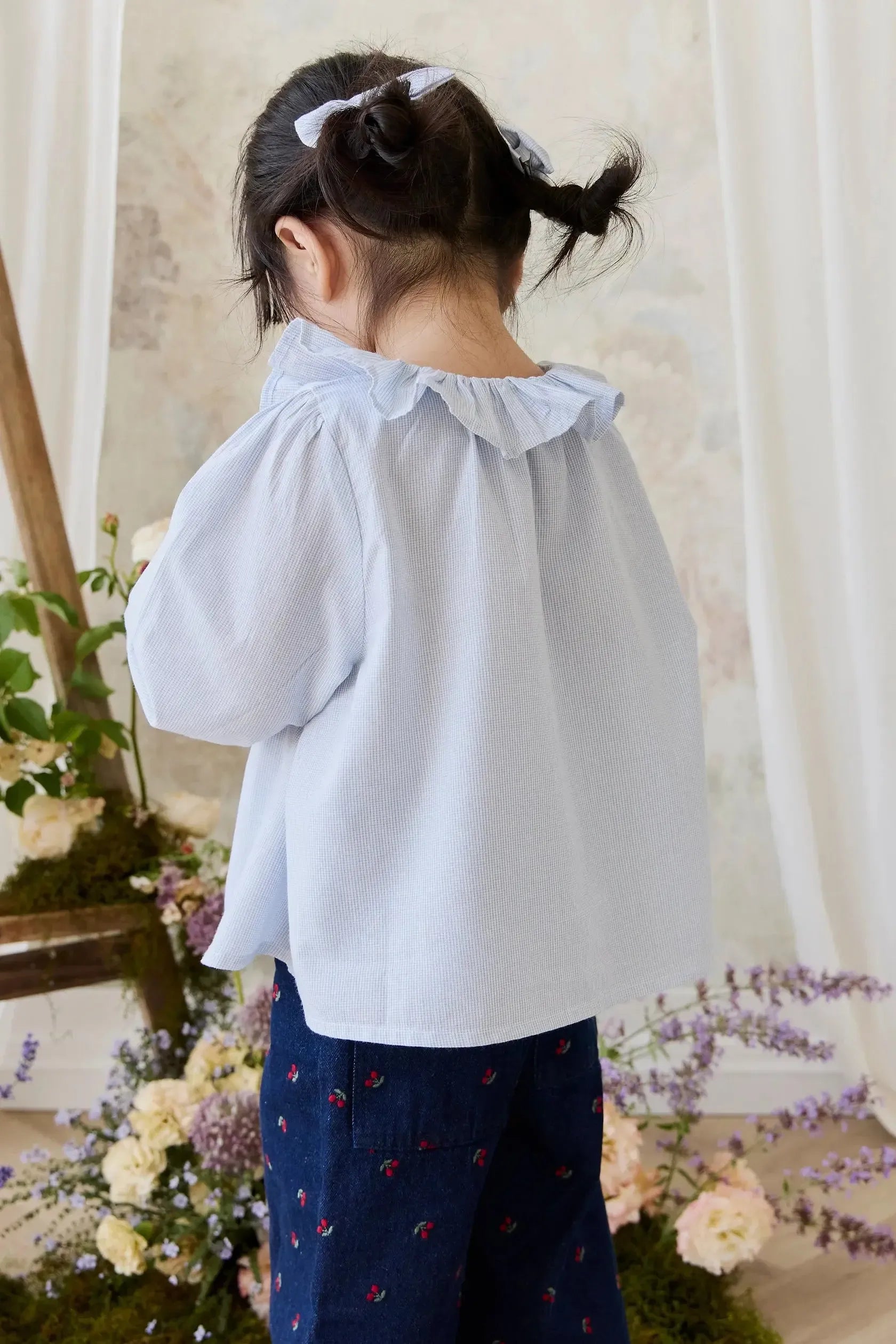 Organic Cotton Gaelle Top - Petite Check-Clothing & Accessories-Jamie Kay-The Bay Room