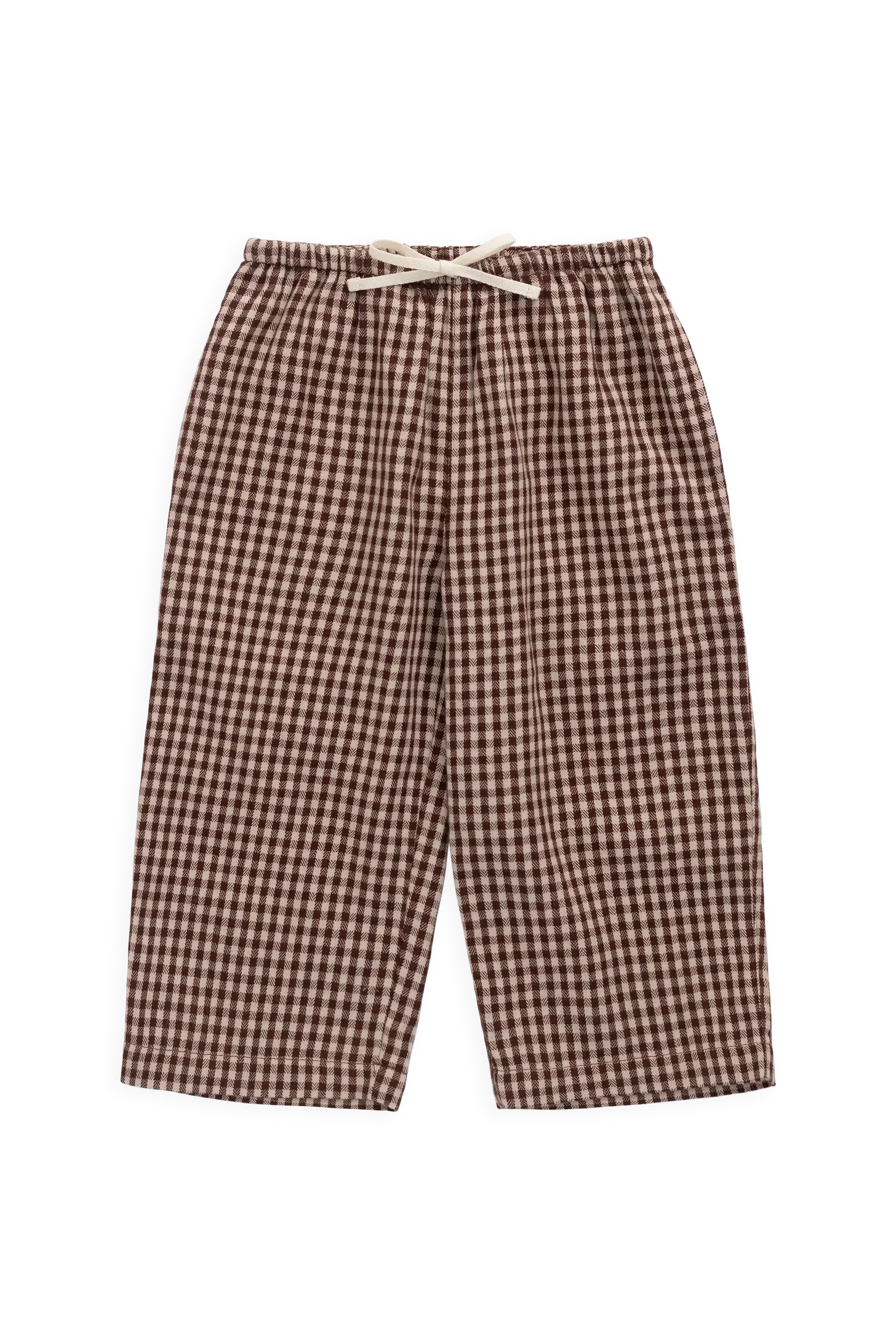 Organic Cotton Kenji Pant - Cinnamon Gingham-Clothing & Accessories-Jamie Kay-The Bay Room