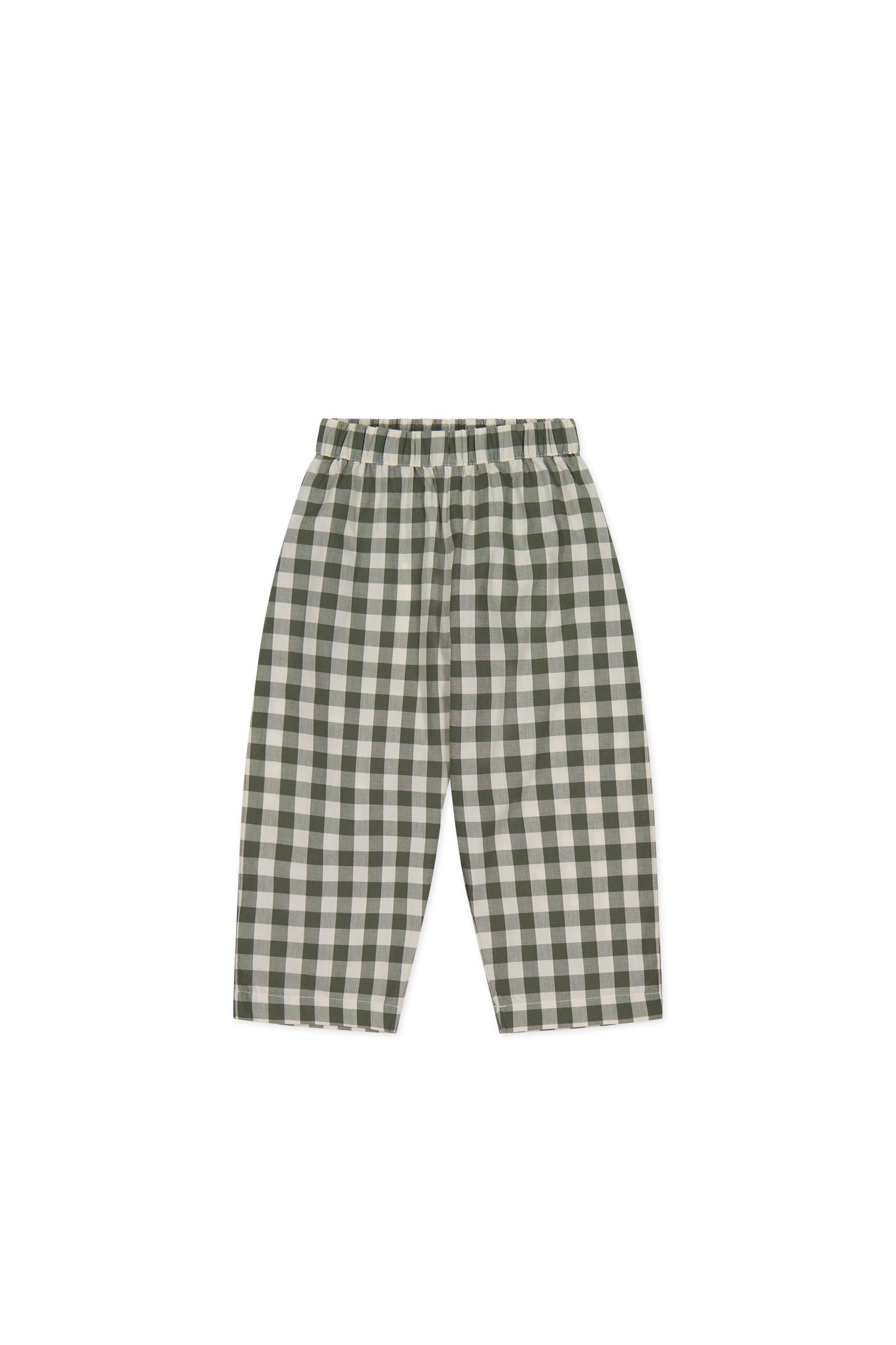 Organic Cotton Kingston Pant - Gingham Grape Leaf-Clothing & Accessories-Jamie Kay-The Bay Room